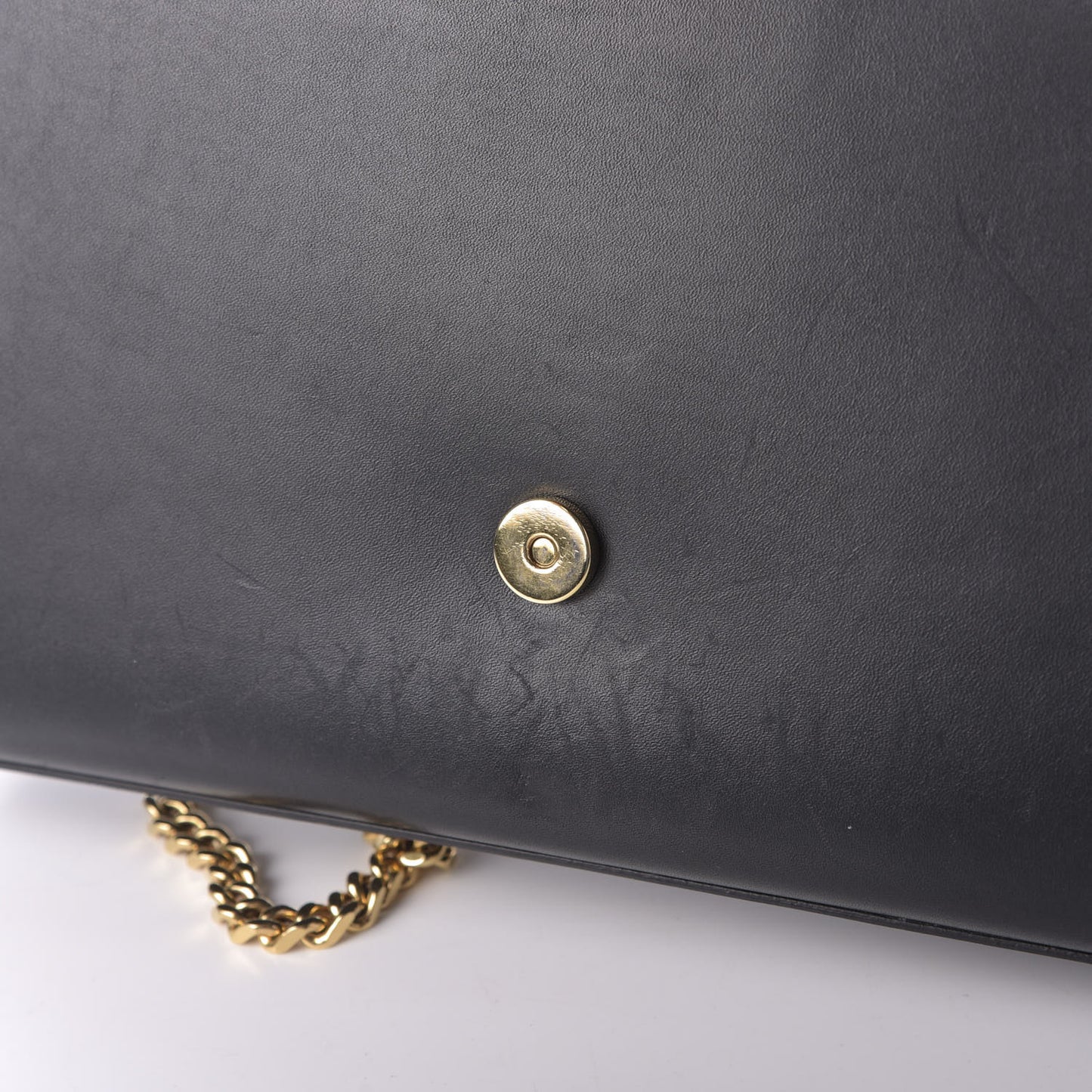 Smooth Calfskin Medium Classic Monogram Kate Tassel Satchel Black