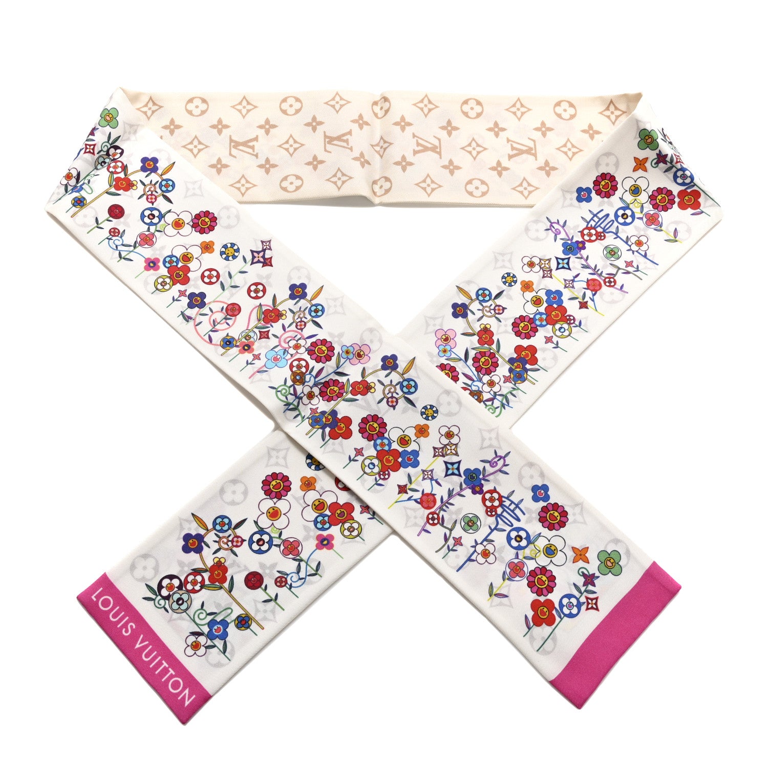 Louis Vuitton Bandeau 100% Silk Strap And Trunk Bandeau S00 - Women - Accessories | LOUIS  main image 3