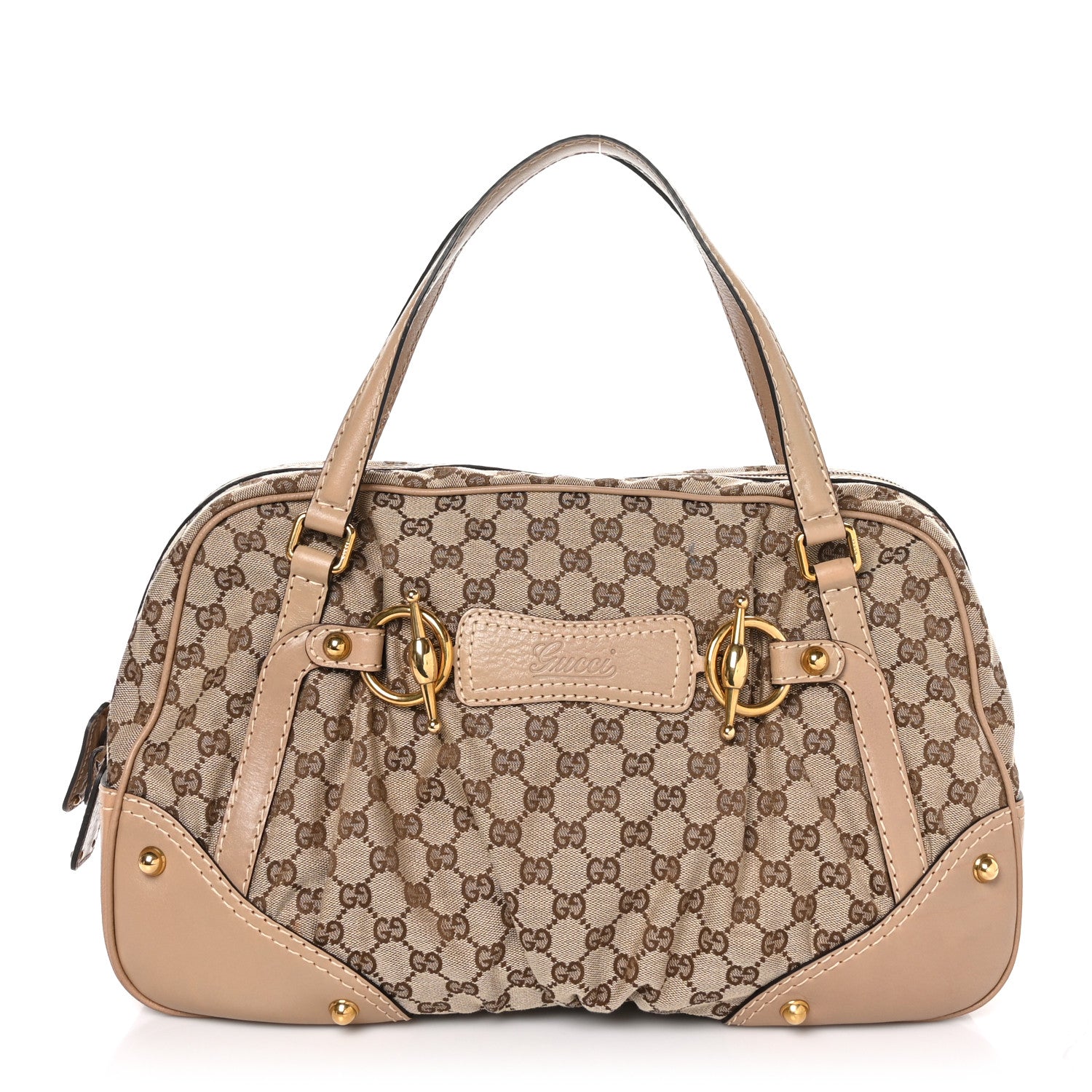 Gucci Monogram Jockey Boston Beige 1471531 – FASHIONPHILE