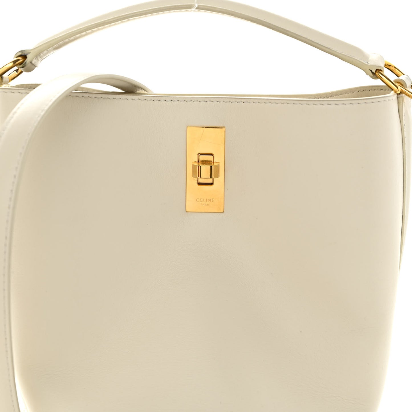 Smooth Calfskin Teen Bucket 16 Bag Light Stone