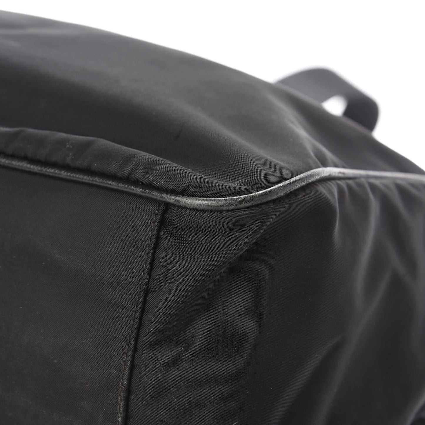 Tessuto Nylon Saffiano Briefcase Black