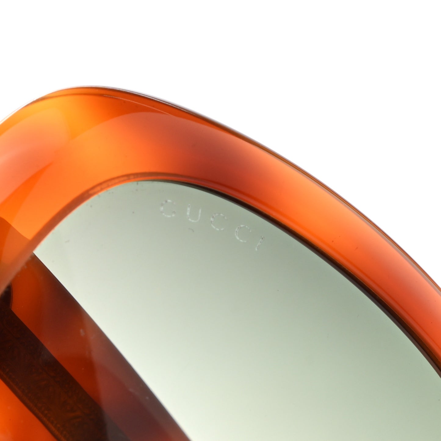 Round Sunglasses GG0140SA Avana Green