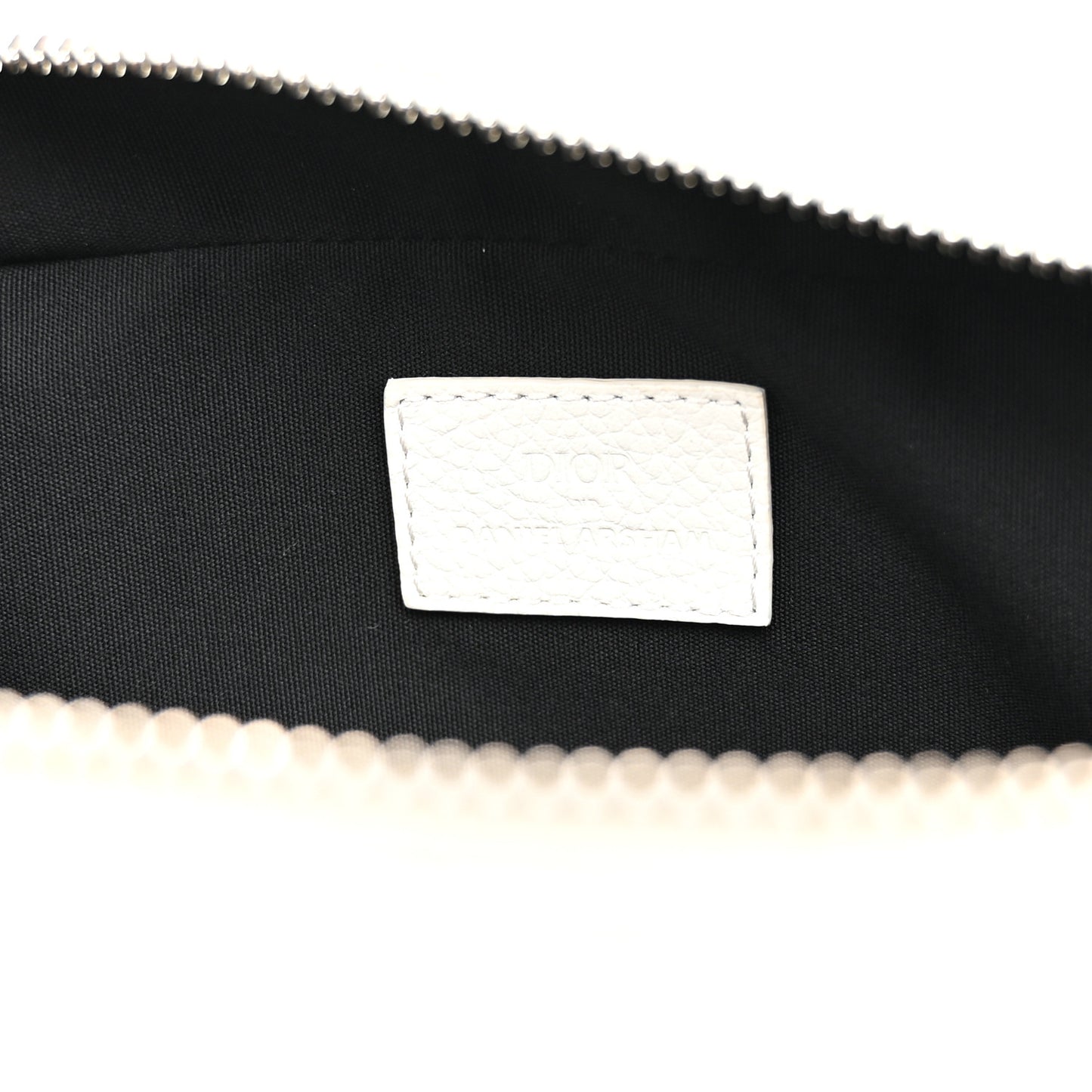 X DANIEL ARSHAM Grained Calfskin Safari Messenger Bag White