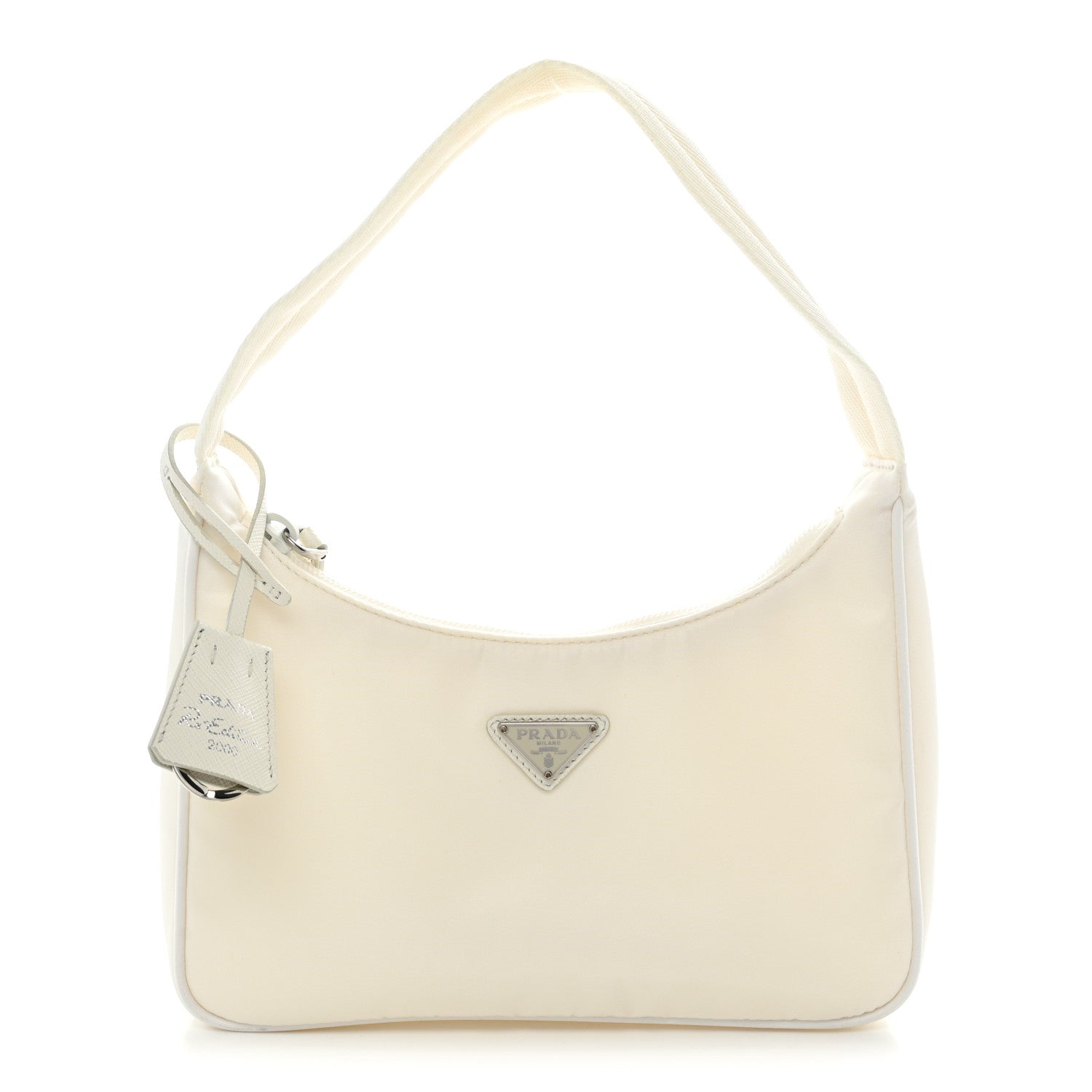 Prada Tessuto Nylon Mini Re-Edition 2000 Bag White 1928693
