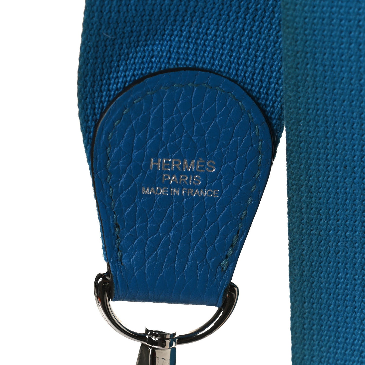 Hermes Taurillon Clemence Evelyne III PM Bleu Hydra 7 of 13