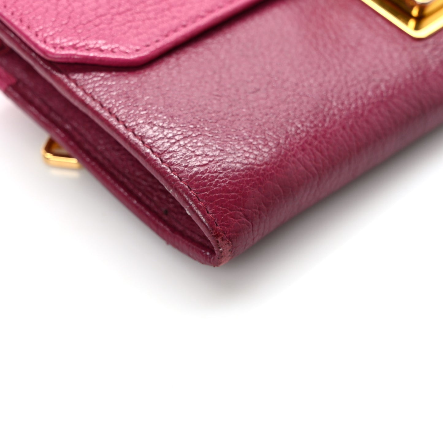 Goatskin Madras Wallet Peonia Ametista
