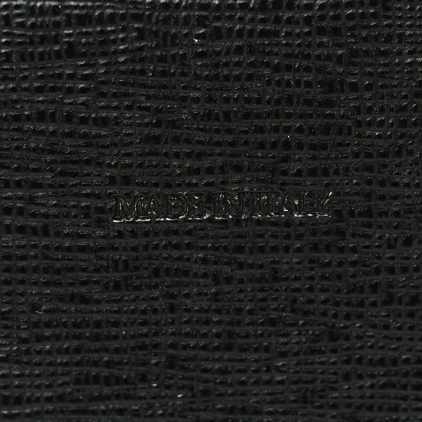 Saffiano Striped Diag Binder Flap Bag Black White