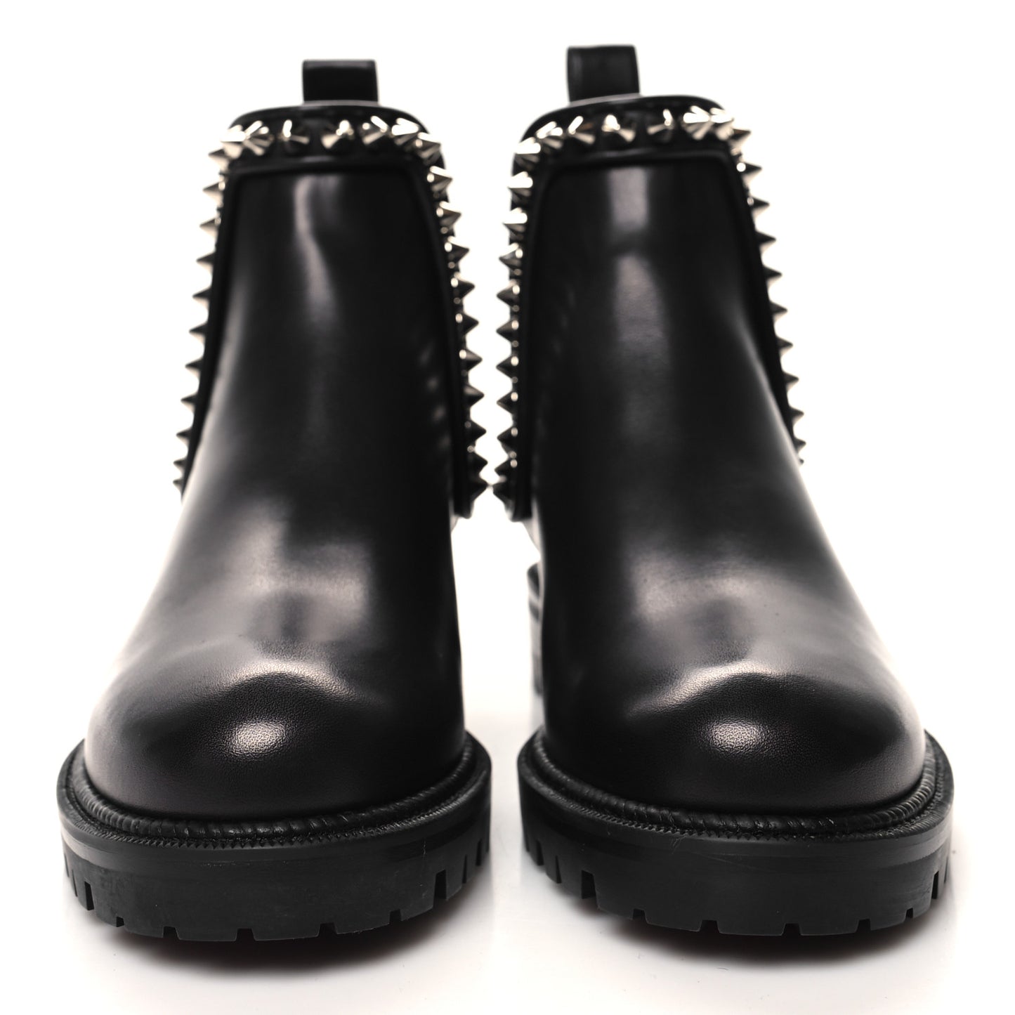 Nappa Spiked Capahutta Flat Chelsea Boots 38 Black