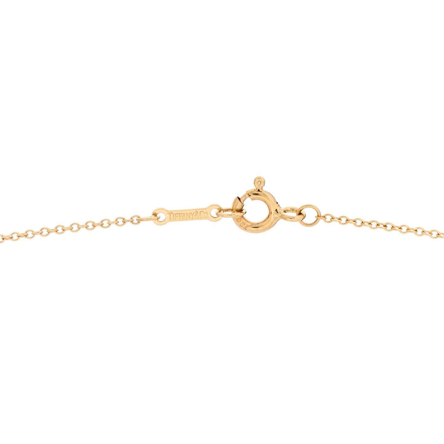 18K Yellow Gold Paloma Picasso Graffiti X Pendant Necklace