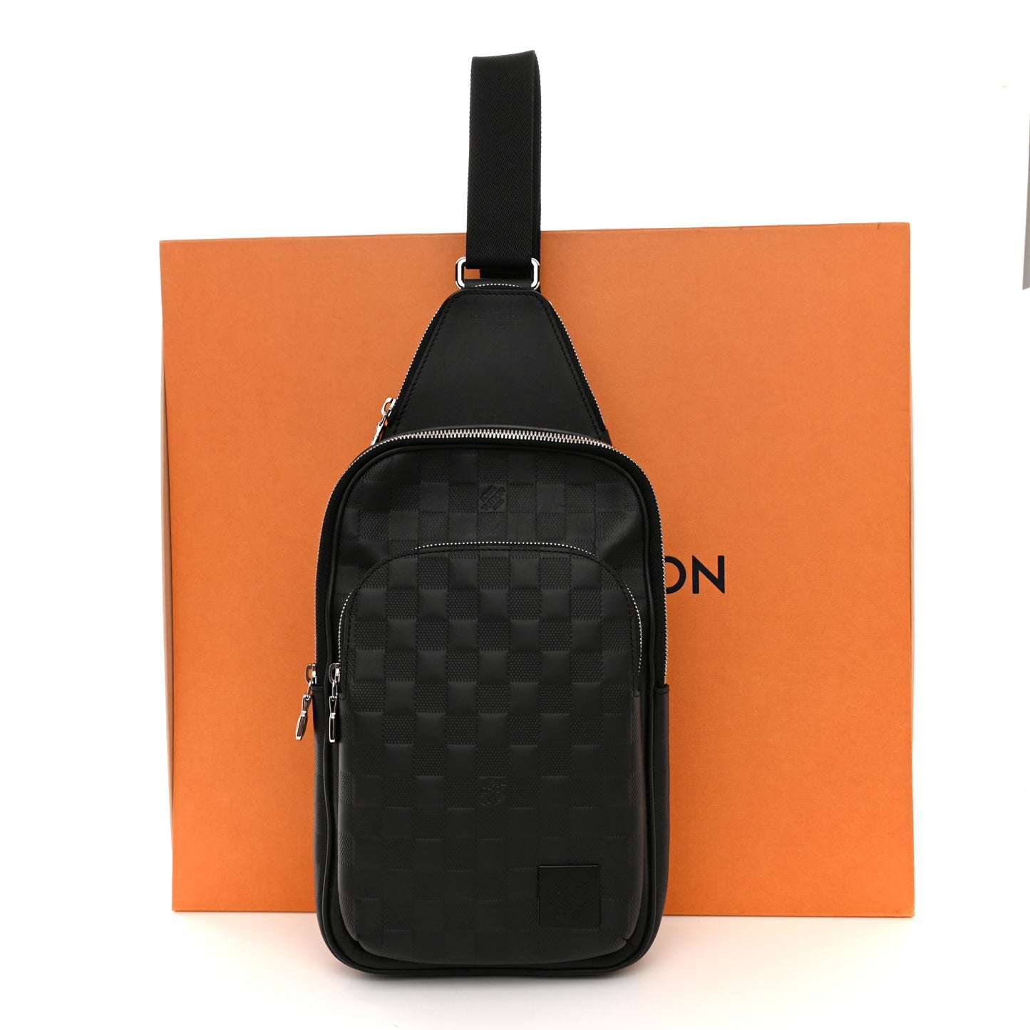 Damier Infini Avenue Sling Bag NM Onyx