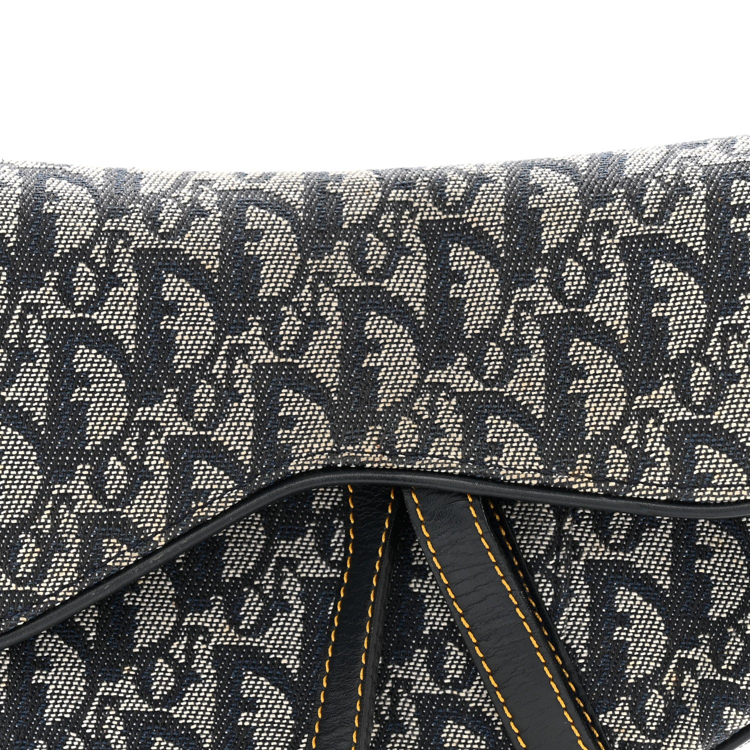 Christian Dior CHRISTIAN DIOR Monogram Saddle Bag Blue 8 of 13