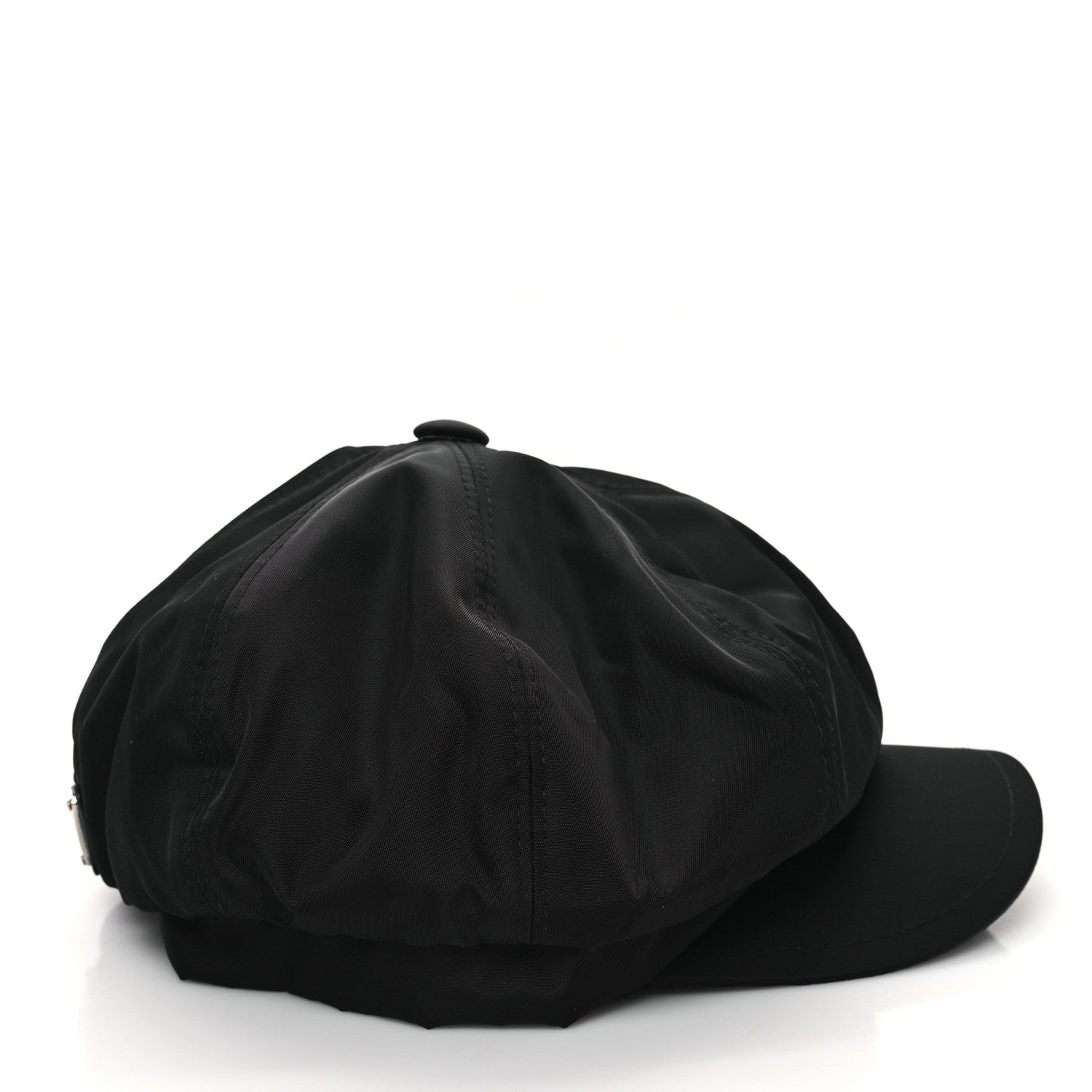 Prada Re-Nylon Newsboy Hat M Black 6 of 8