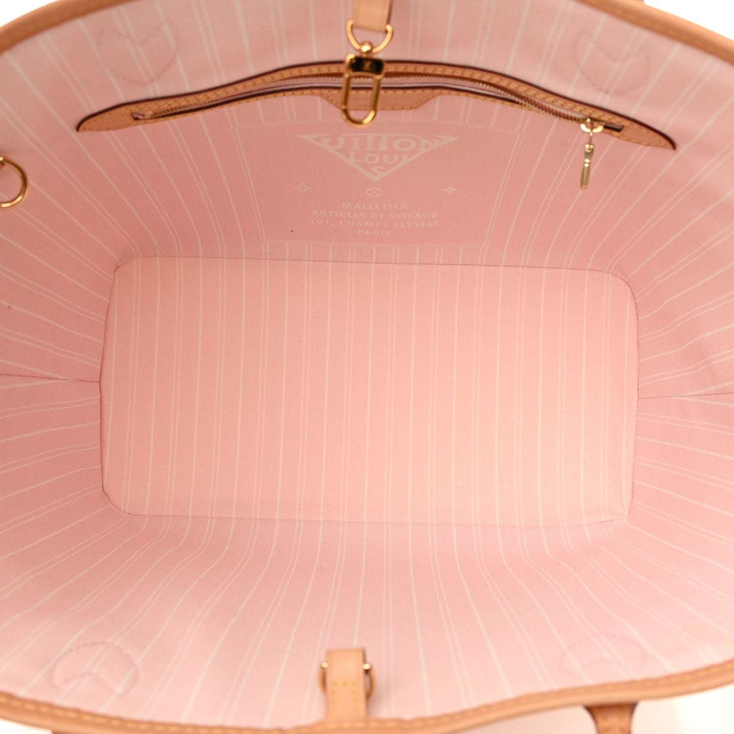 Monogram Giant By The Pool Neverfull MM Light Pink