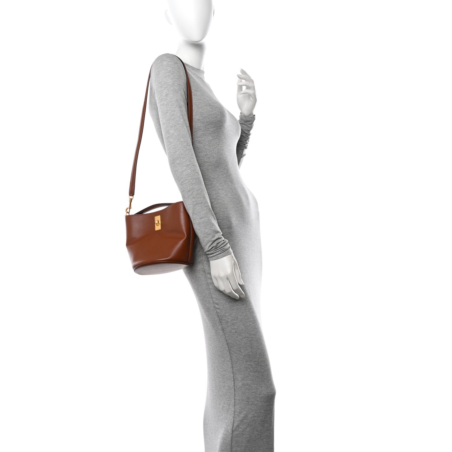 Smooth Calfskin Teen Bucket 16 Tan