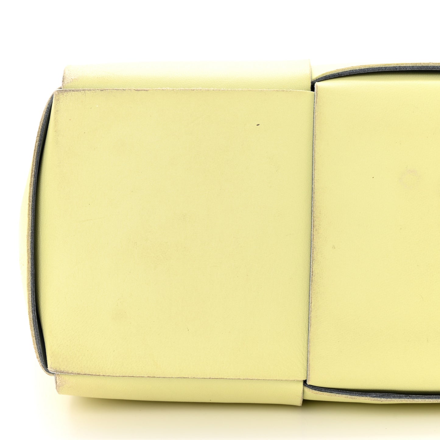 Nappa Maxi Intrecciato Small Arco Tote Lemon