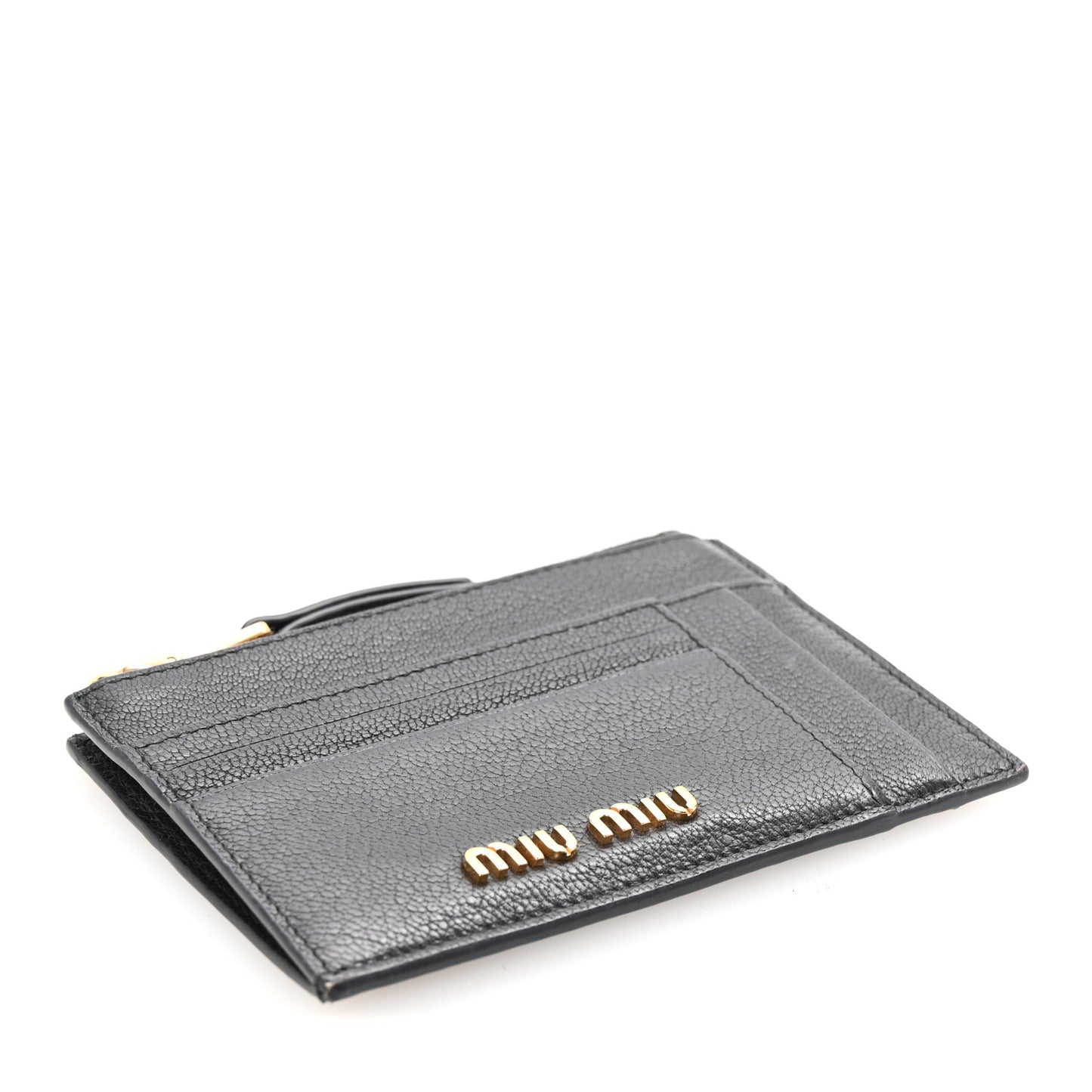 Madras Zip Card Case Black