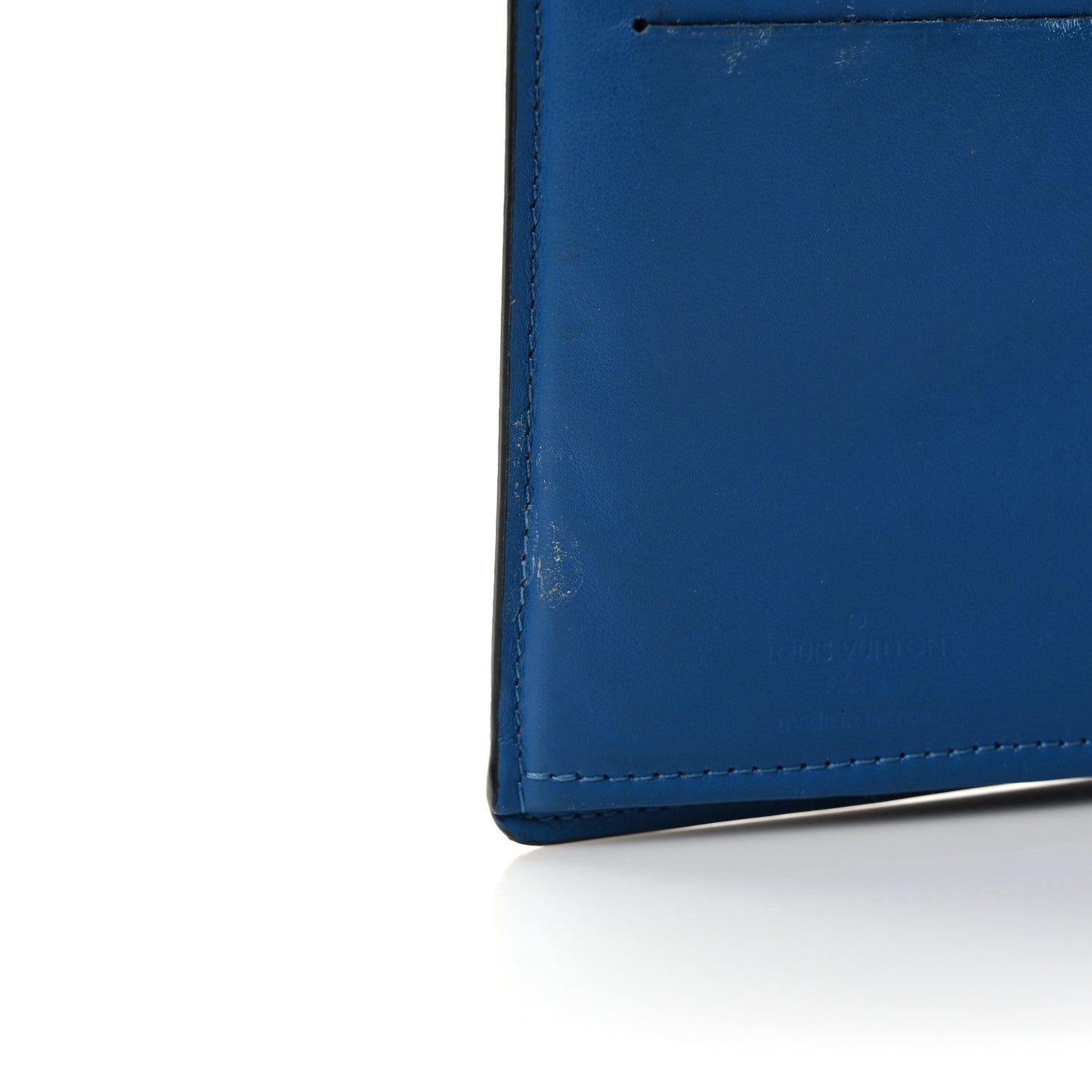 Damier Graphite Stripe Pocket Organizer Blue