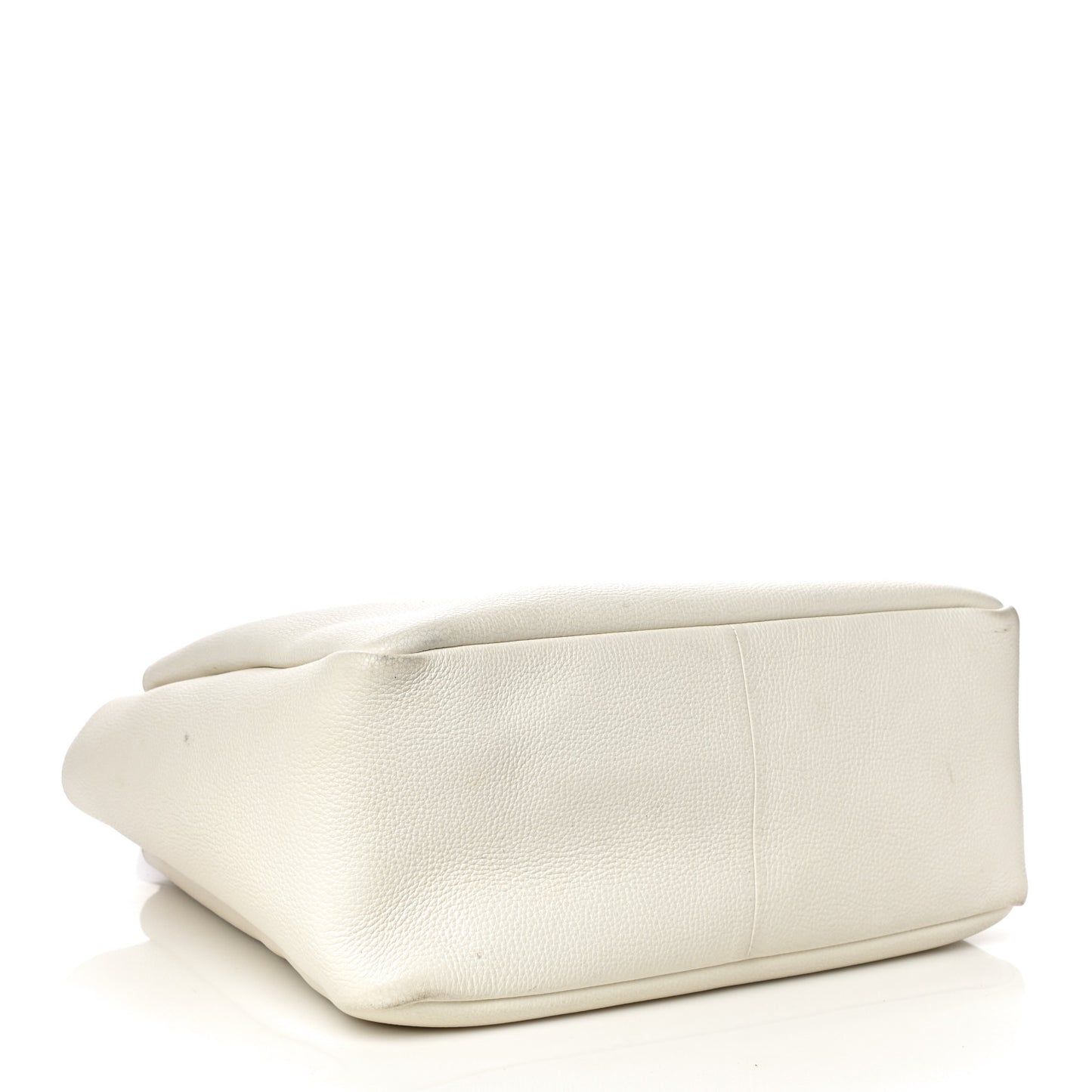 Vitello Daino Dynamique Tote White Caramel