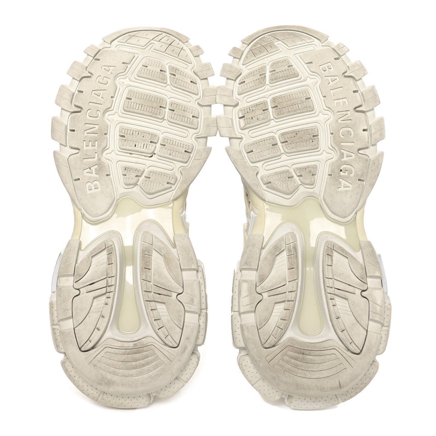 Rubber Mesh Womens Track.2 Open Sneakers 40 White