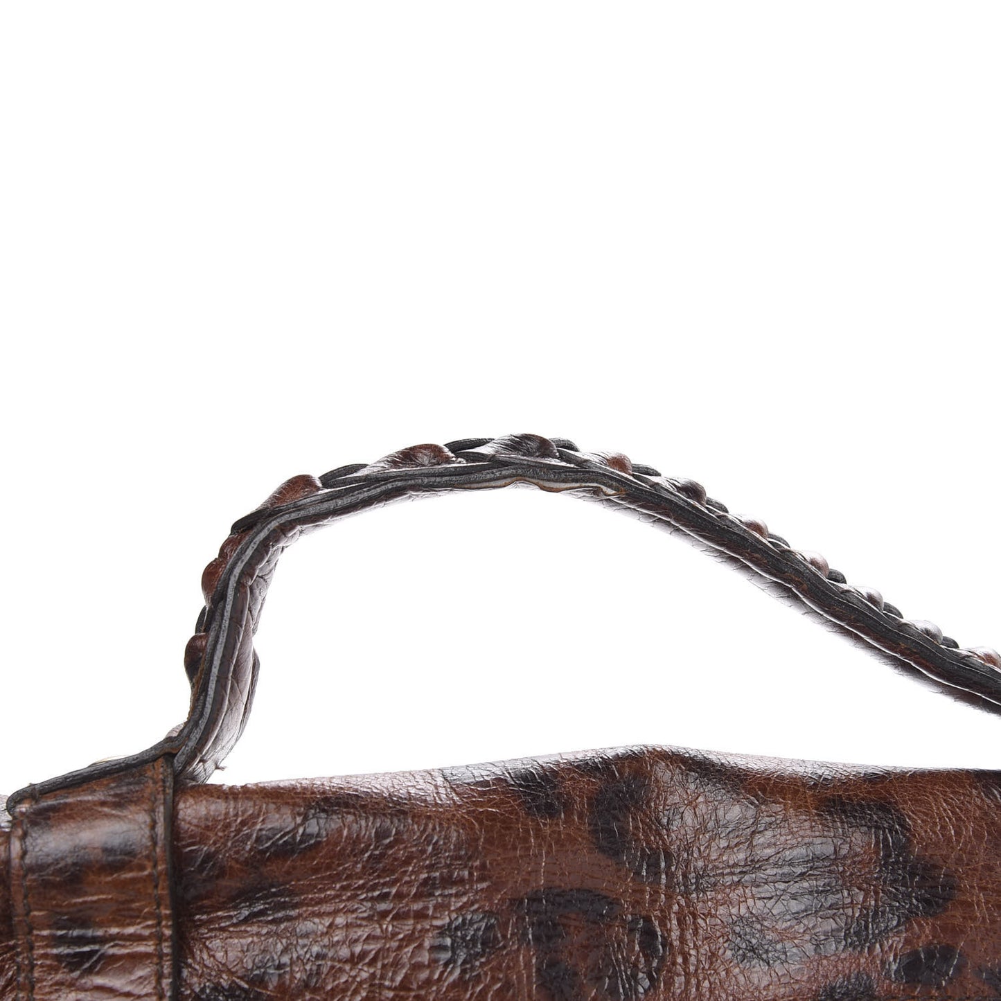 Shiny Leopard Oversized Alexa Dark Oak