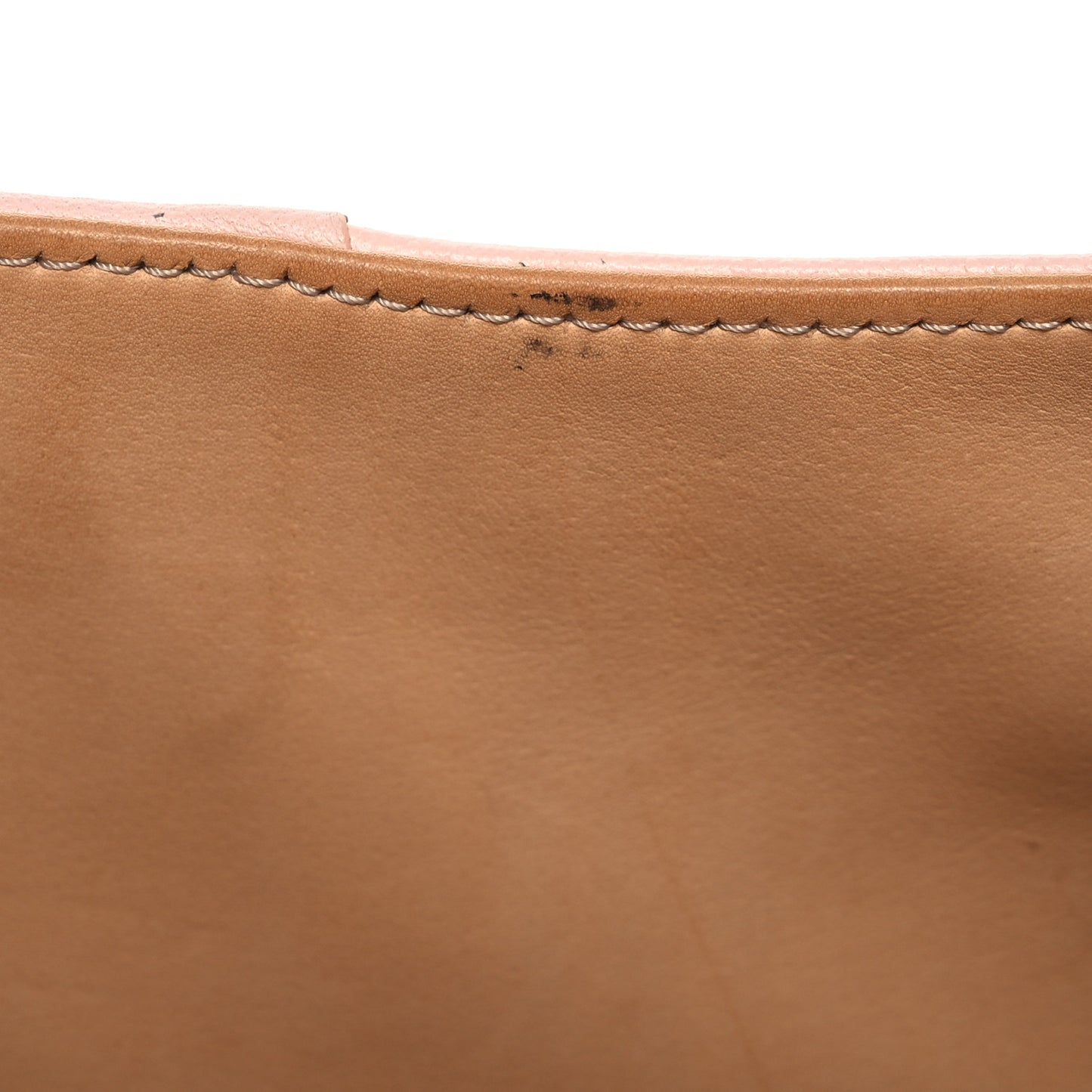 Grained Calfskin MM Brillant Satchel Nude