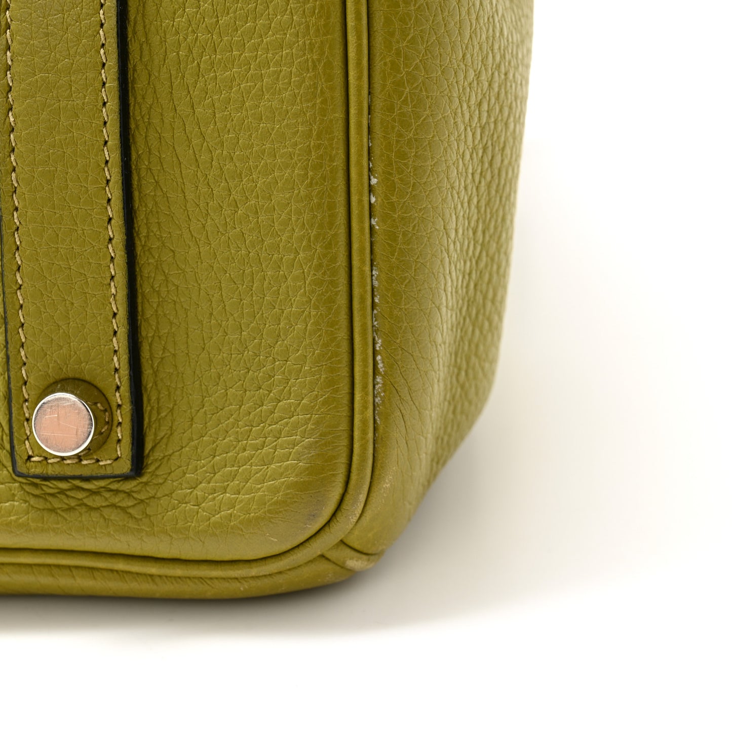 Taurillon Clemence Birkin 35 Vert Chartreuse