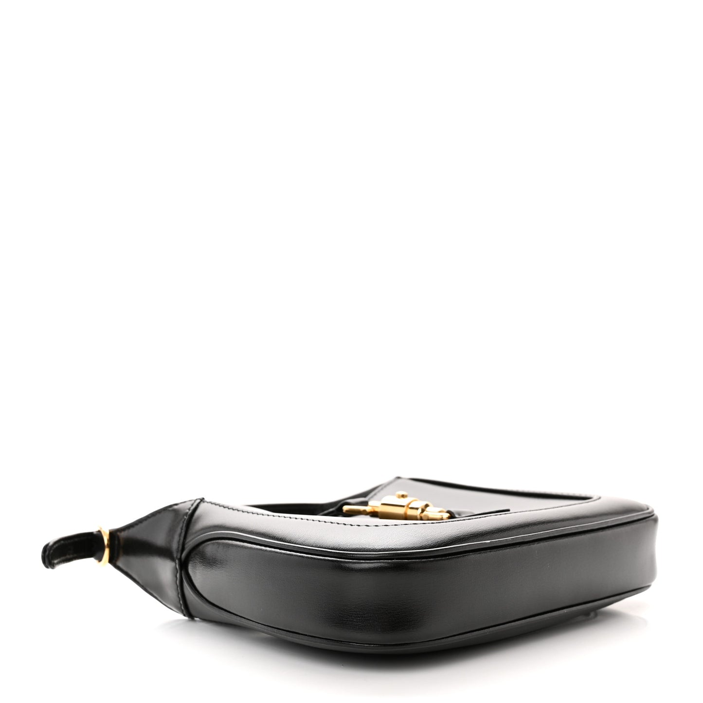 Boarded Dyana Lux Calfskin Mini Jackie 1961 Hobo Black