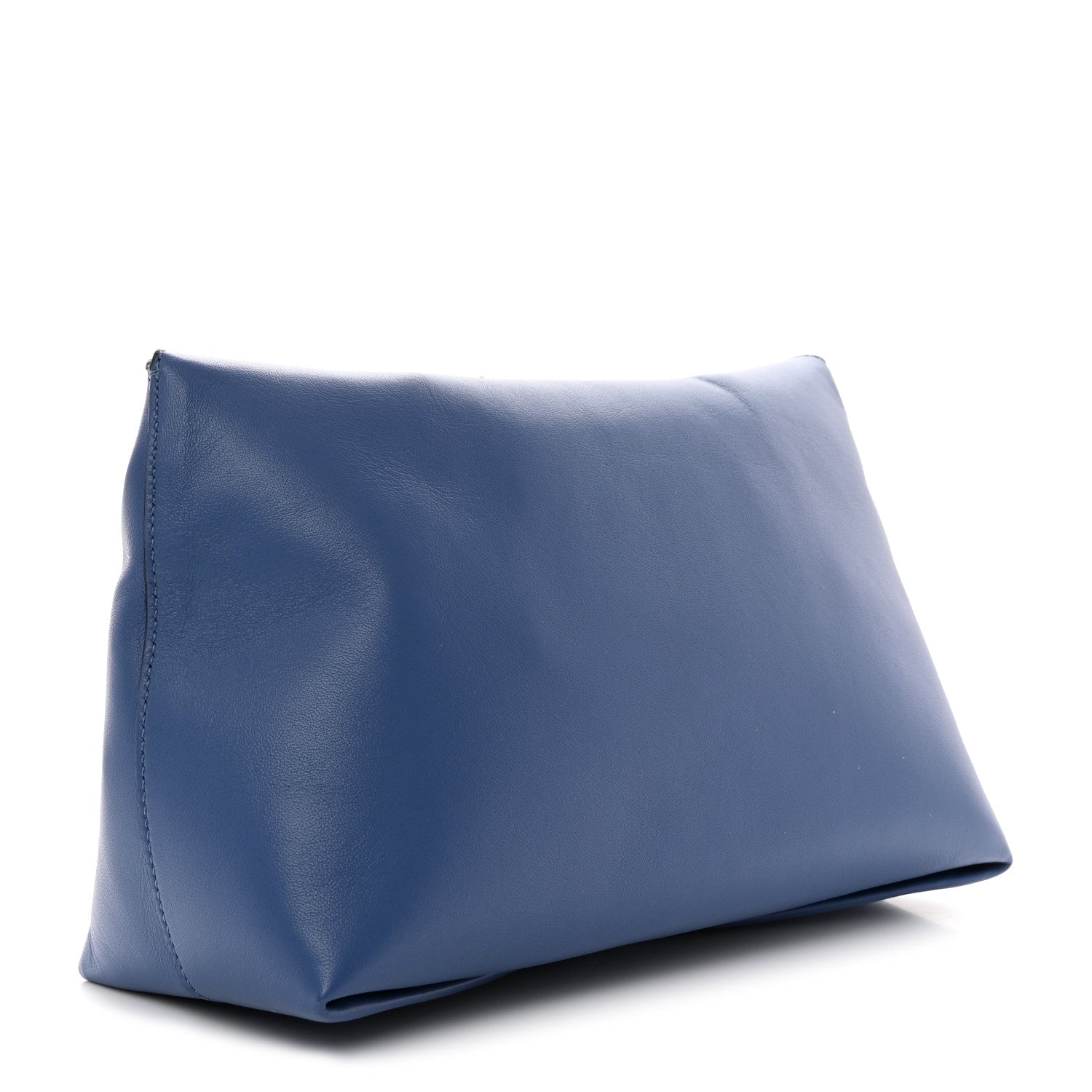 Alexander McQueen Nappa Skull Four Ring Clutch Blue 3 of 8