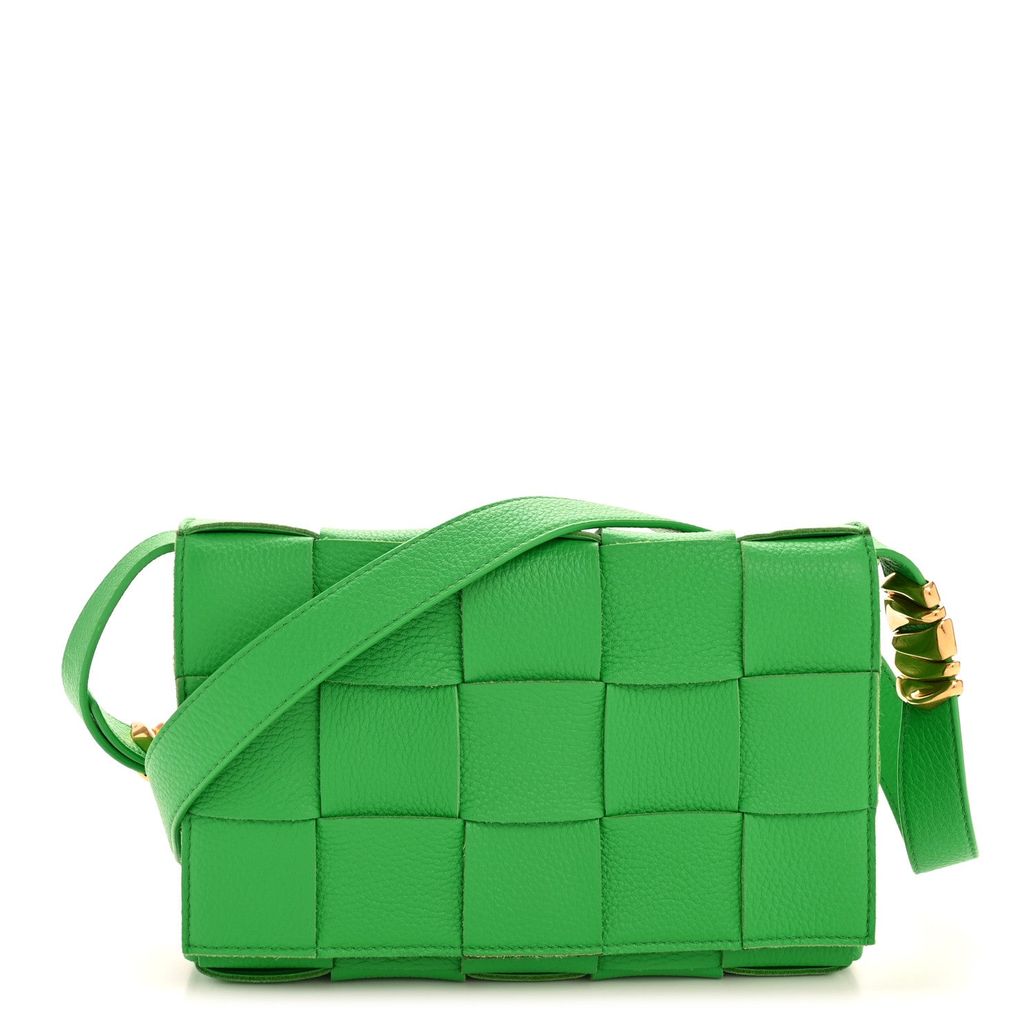 Bottega Veneta Grained Calfskin Maxi Intrecciato Cassette