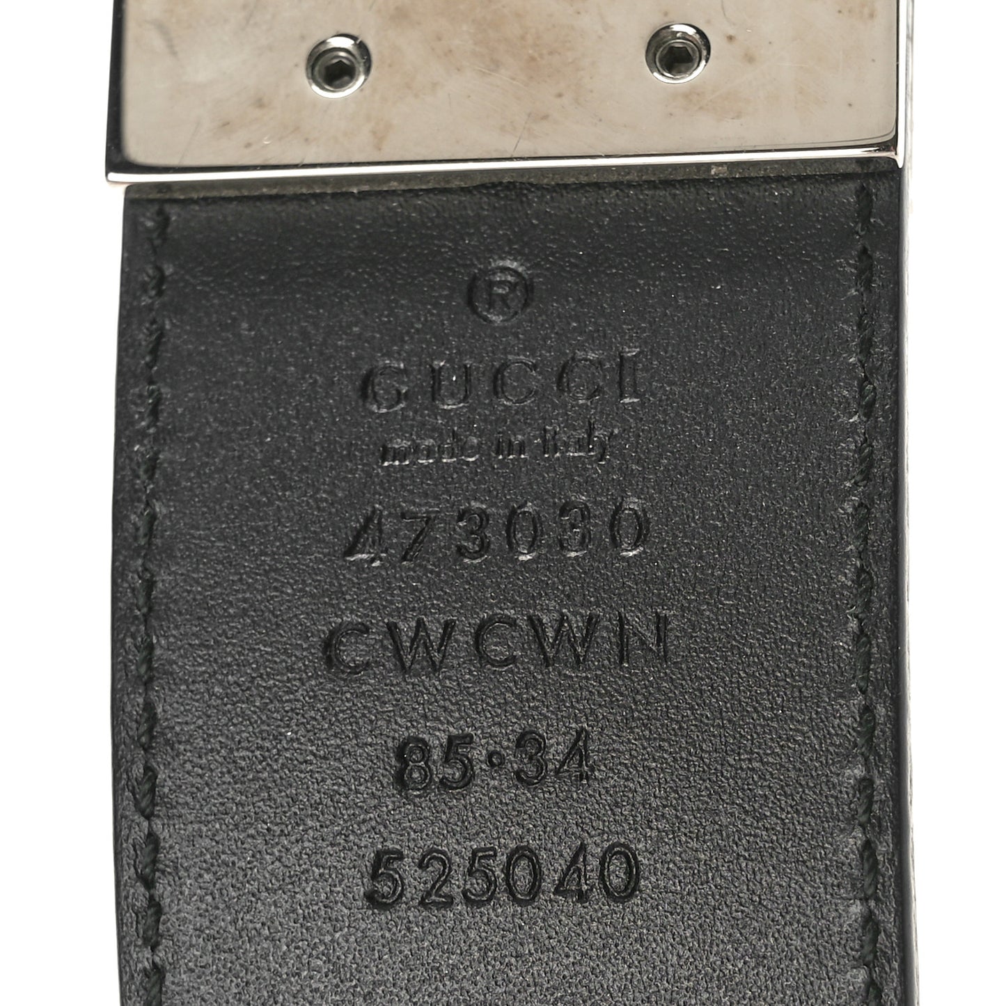 Guccissima Interlocking G 40mm Belt 85 34 Cocoa