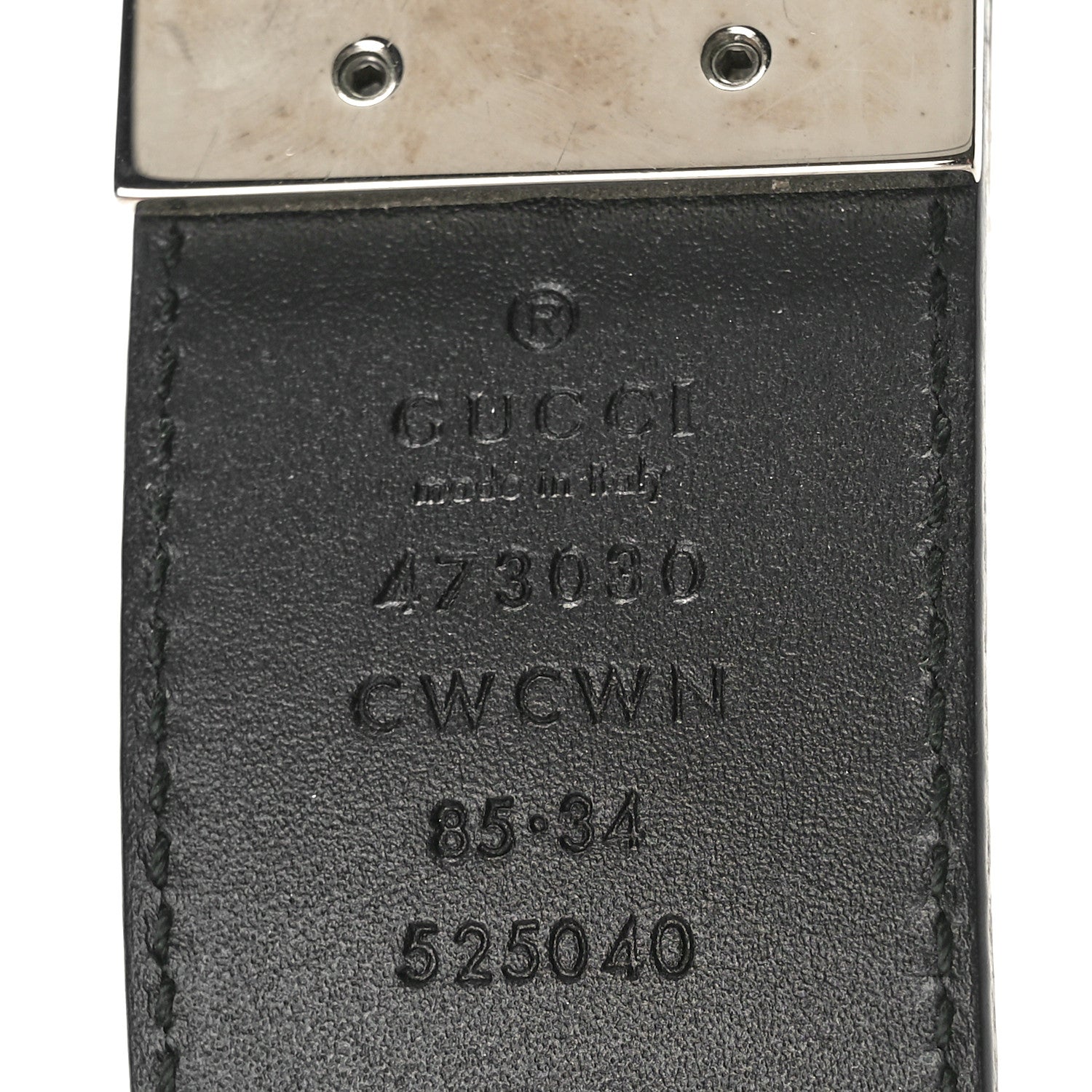 Gucci Guccissima Interlocking G 40mm Belt 85 34 Cocoa 3 of 4