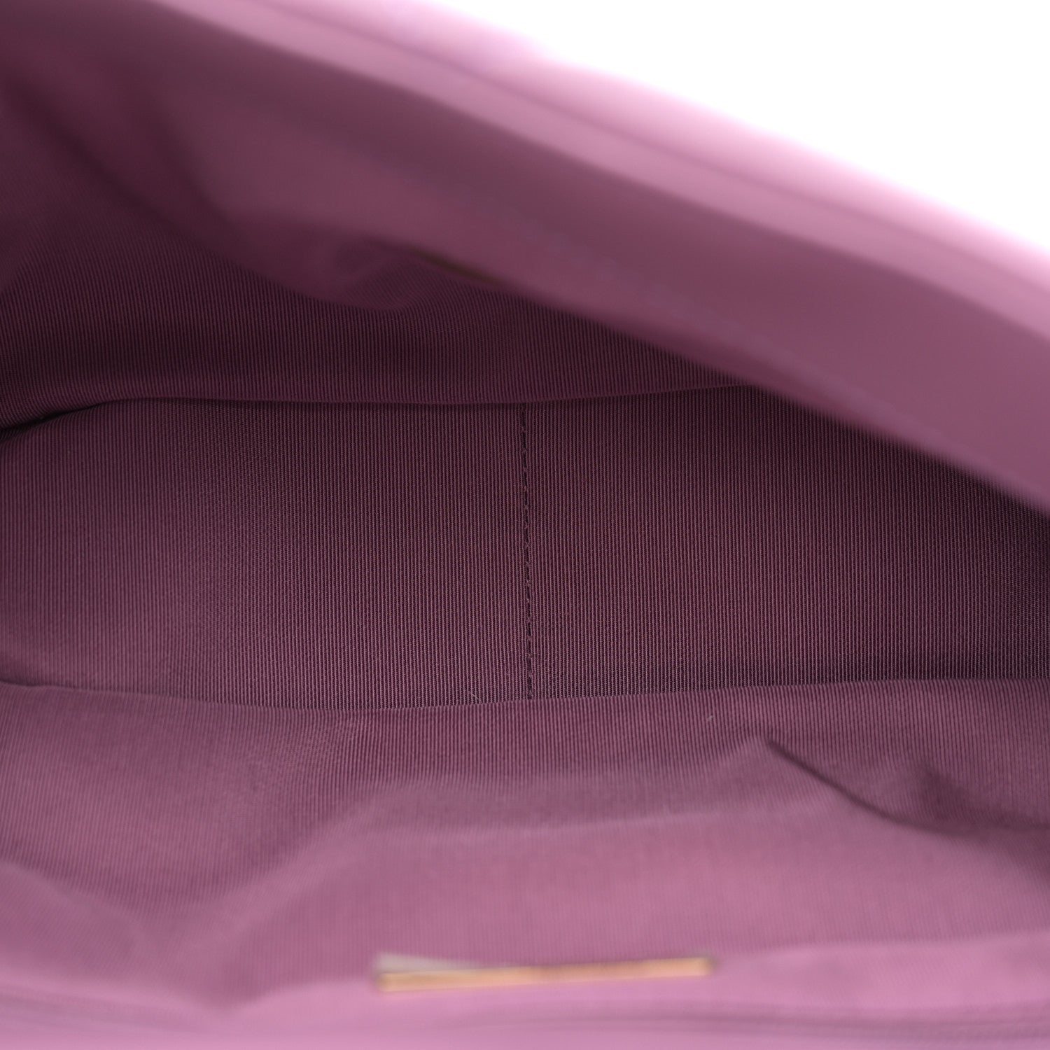 Chanel Goatskin Quilted Large Chanel 19 Flap Purple 5 of 10