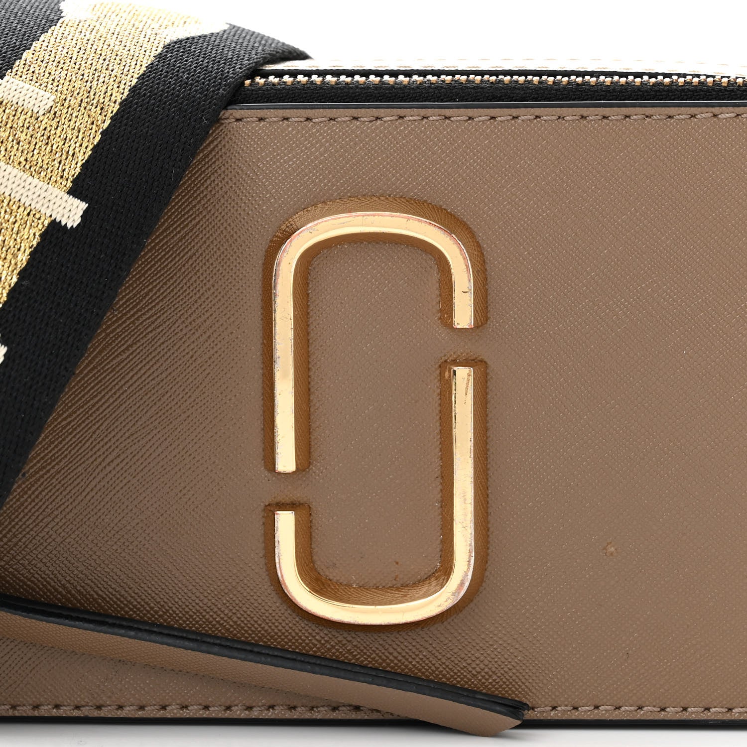 Marc Jacobs Saffiano Small Snapshot Camera Bag Sandcastle 9 of 11