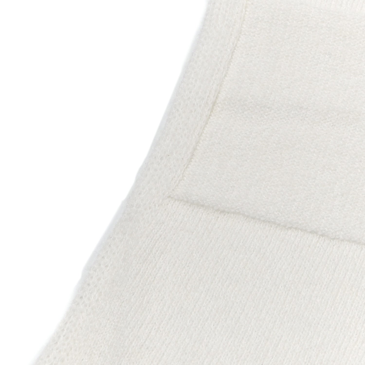 Chanel Cashmere Blend CC Logo Stole White 4 of 7