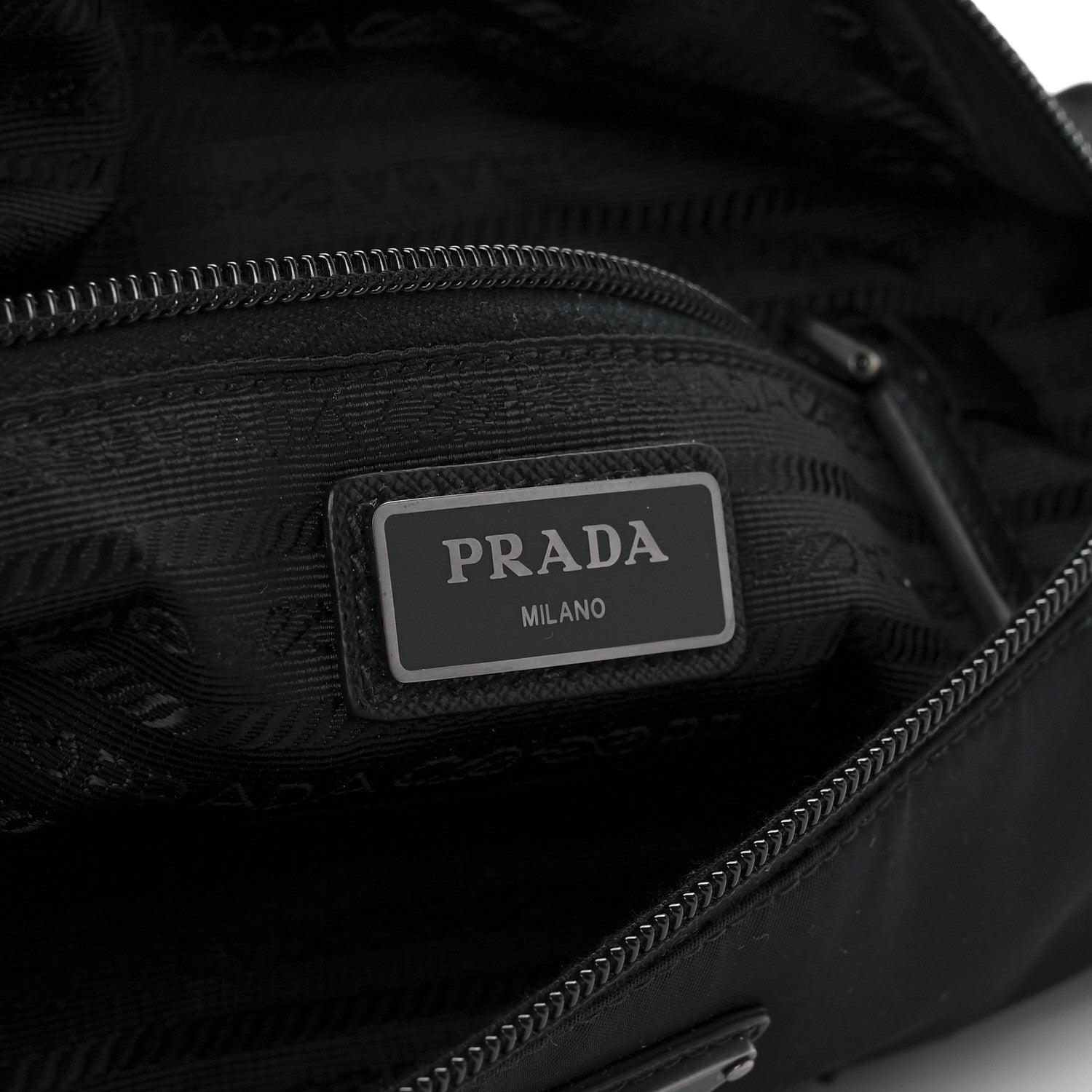 Prada Re-Nylon Saffiano Belt Bag Black 5 of 10