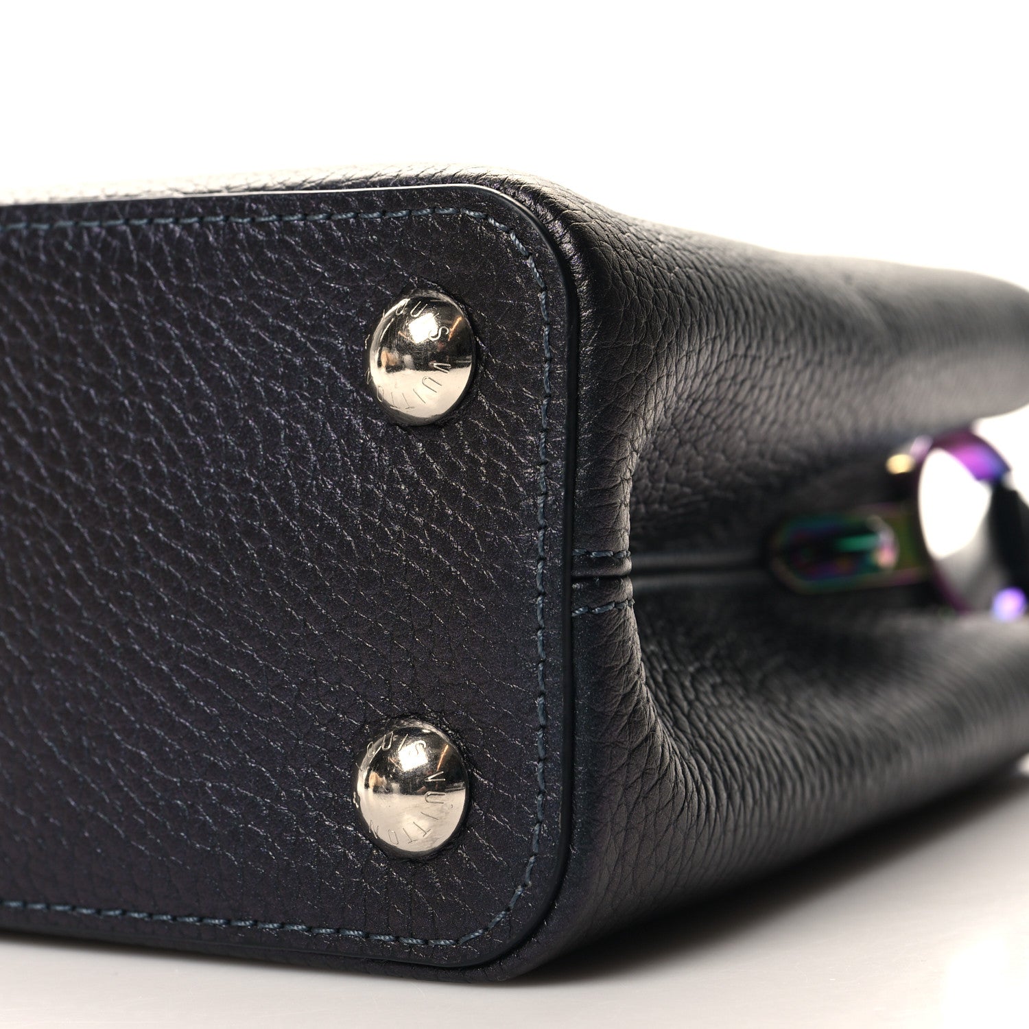 Louis Vuitton Taurillon Capucines BB Scarabeo Iridescent Black 9 of 9