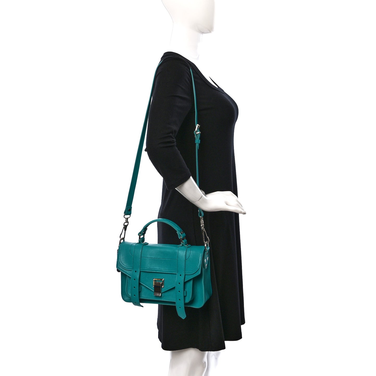 Lambskin Tiny PS1 Satchel Teal