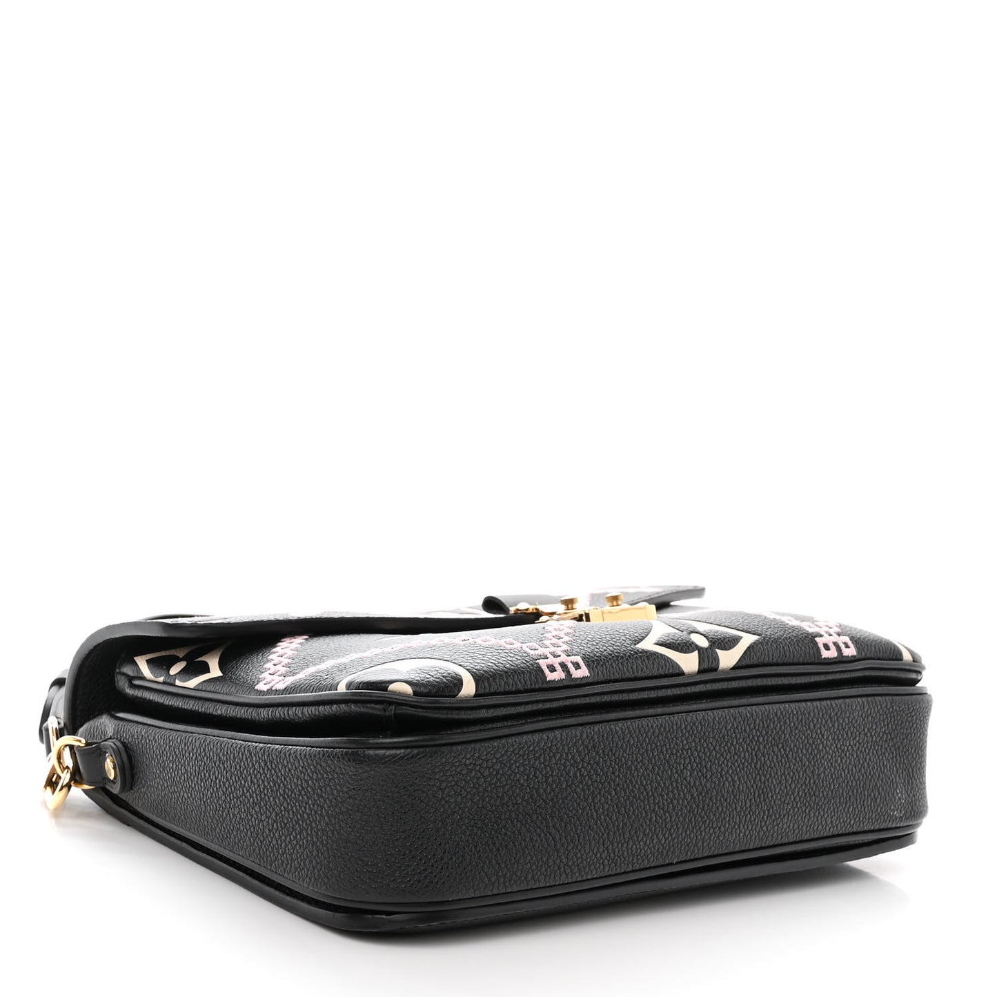 Empreinte Monogram Giant Broderies Pochette Metis Black