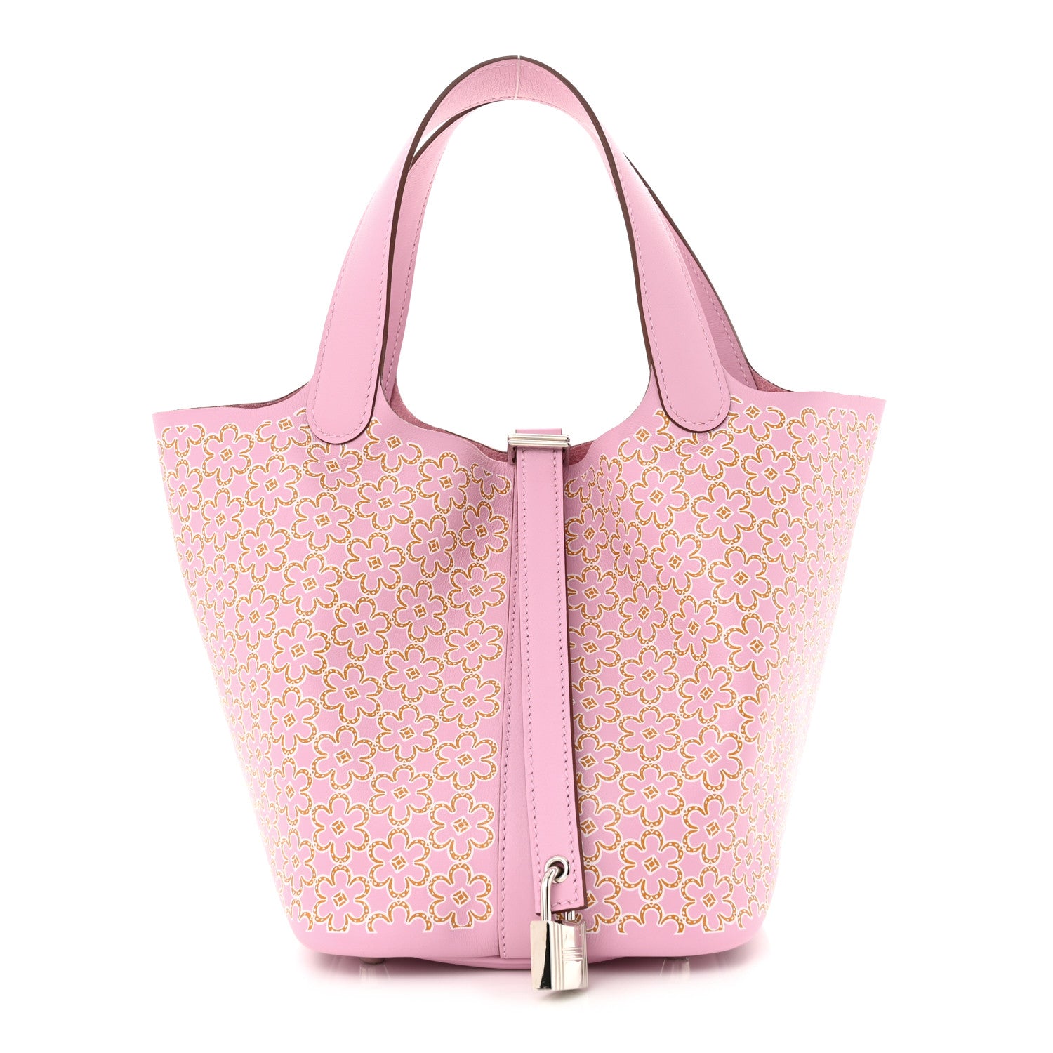 Hermes Swift Lucky Daisy Picotin Lock 18 PM Mauve Sylvestre 1 of 11