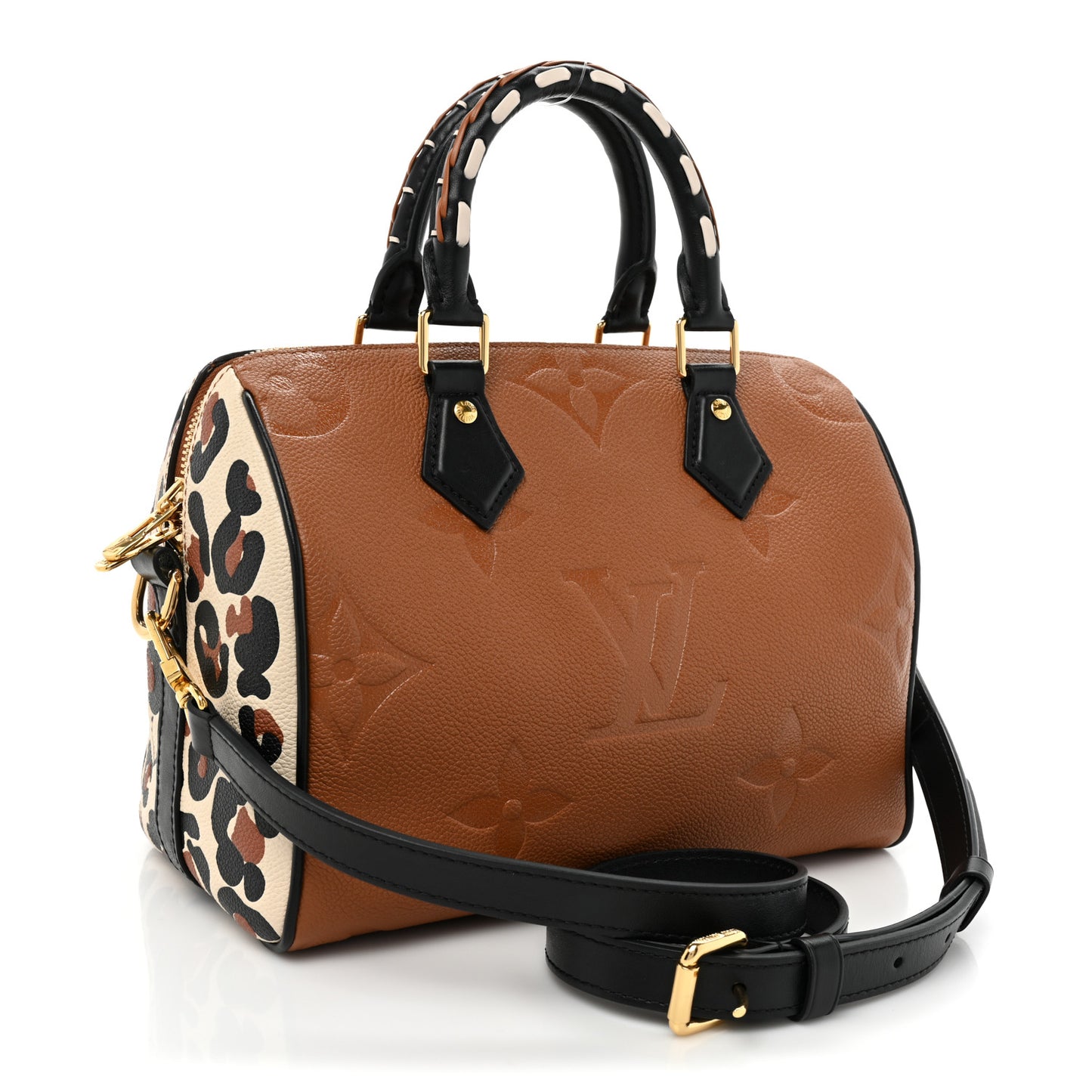 Empreinte Monogram Giant Wild At Heart Speedy Bandouliere 25 Caramel