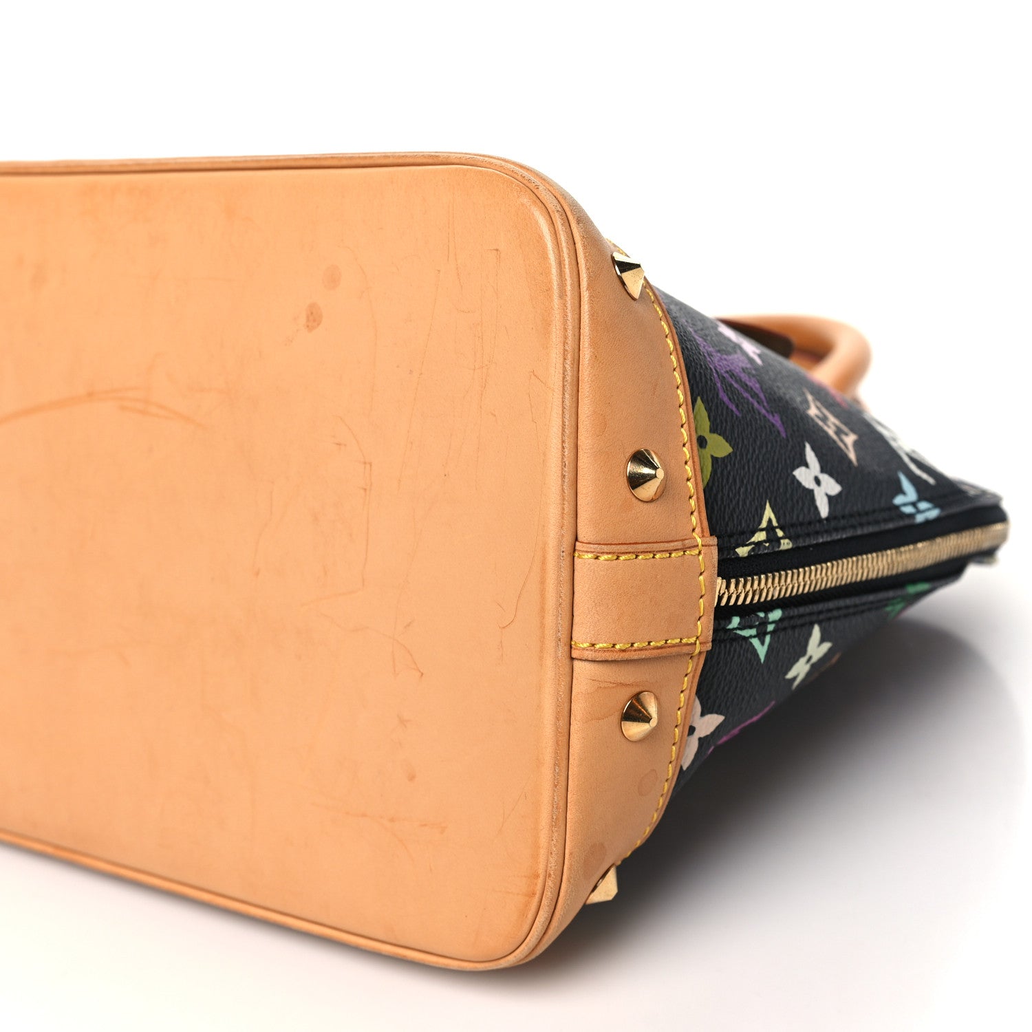 Louis Vuitton Monogram Multicolor Alma Black 9 of 11