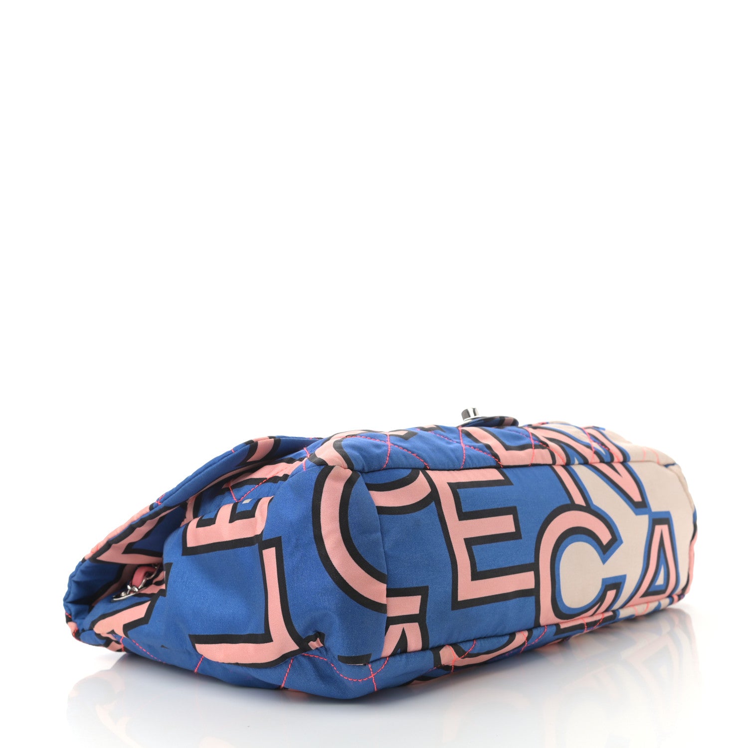 Chanel Nylon Printed Maxi Flap Multicolor 4 of 11