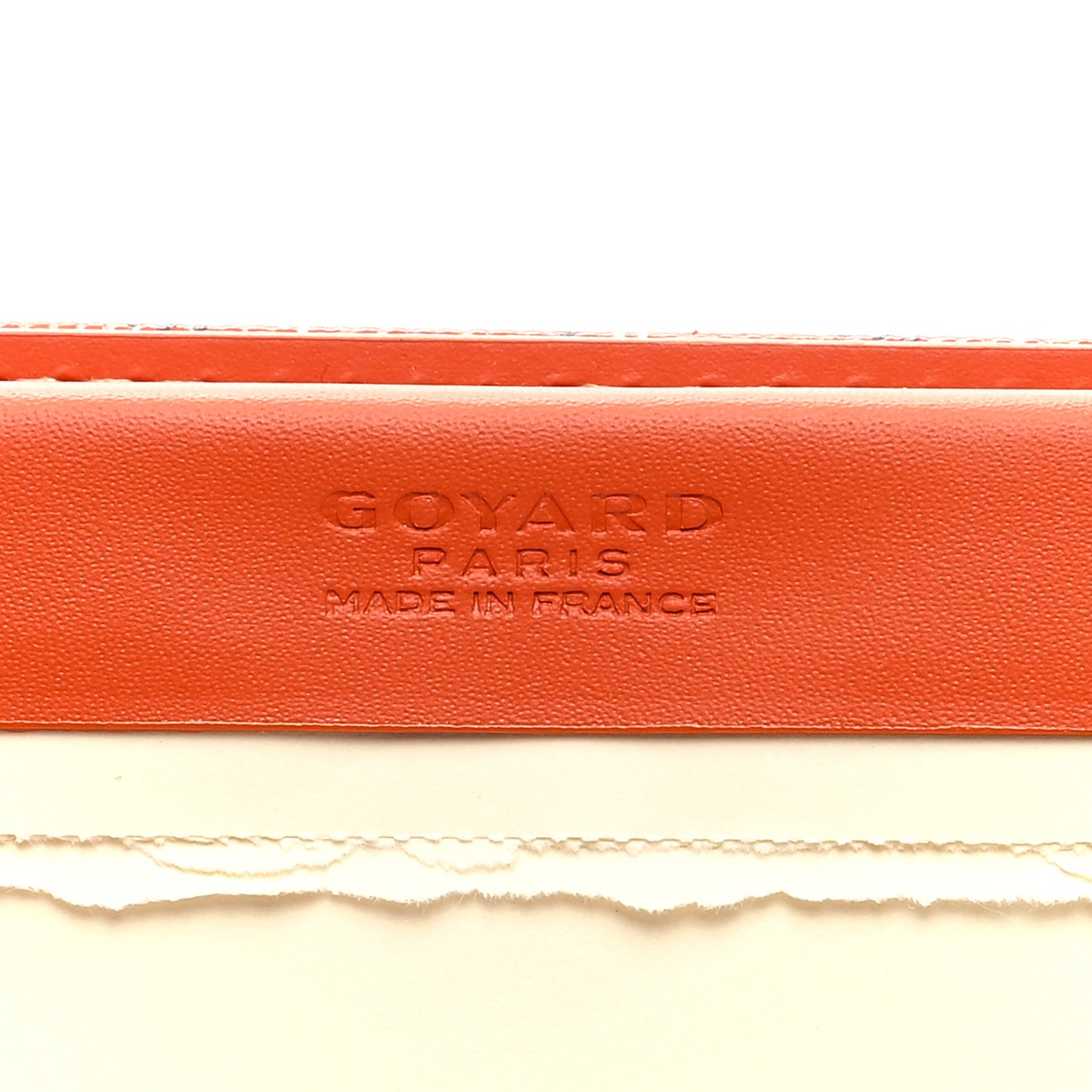 Goyardine Agenda Cover Orange
