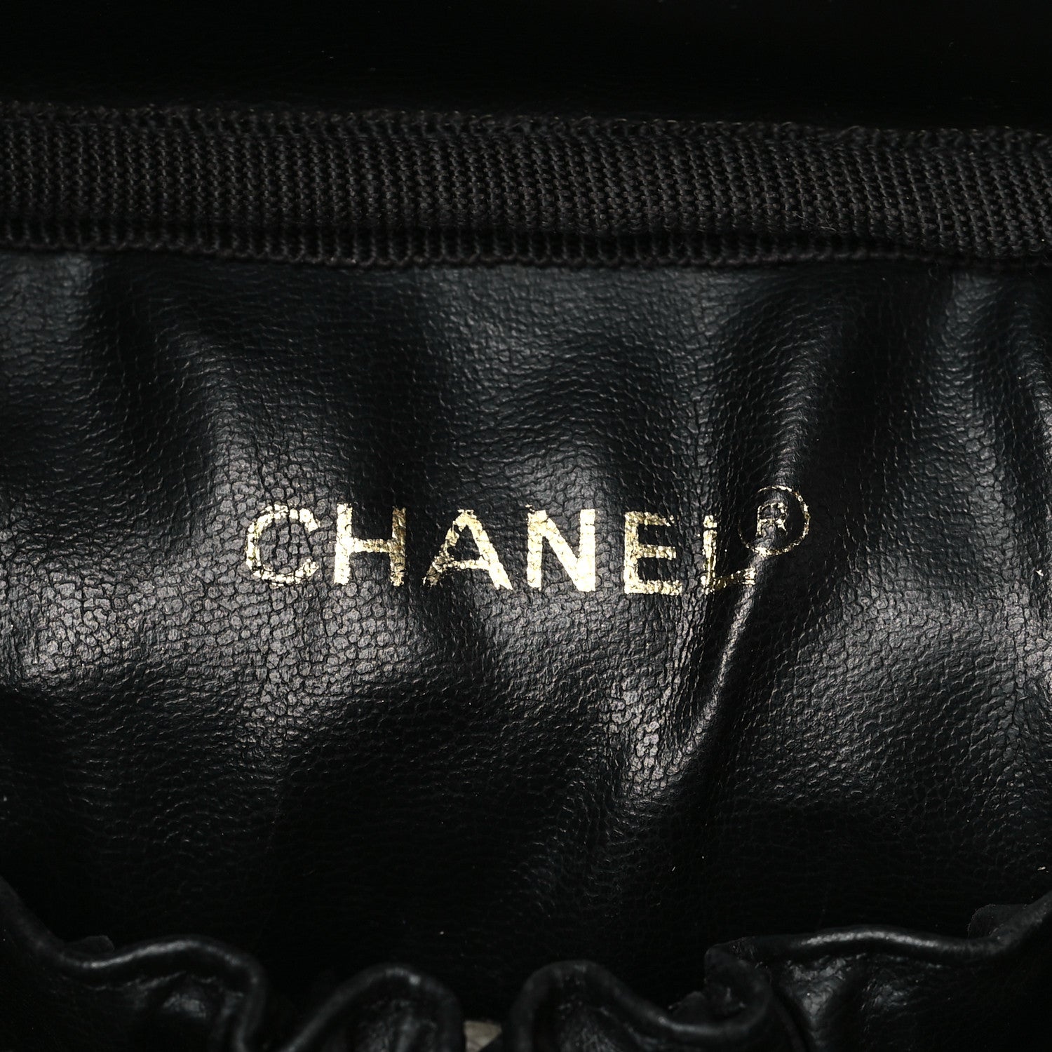 Chanel Lambskin Vanity Cosmetic Bag Black 6 of 11