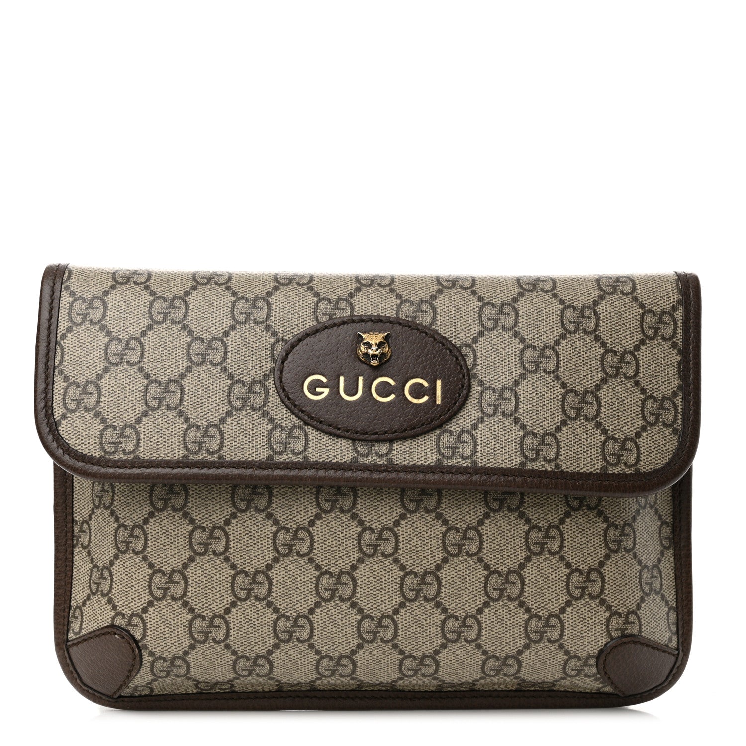 Gucci GG Supreme Monogram Web Small Ophidia Belt Bag Brown 1 of 17