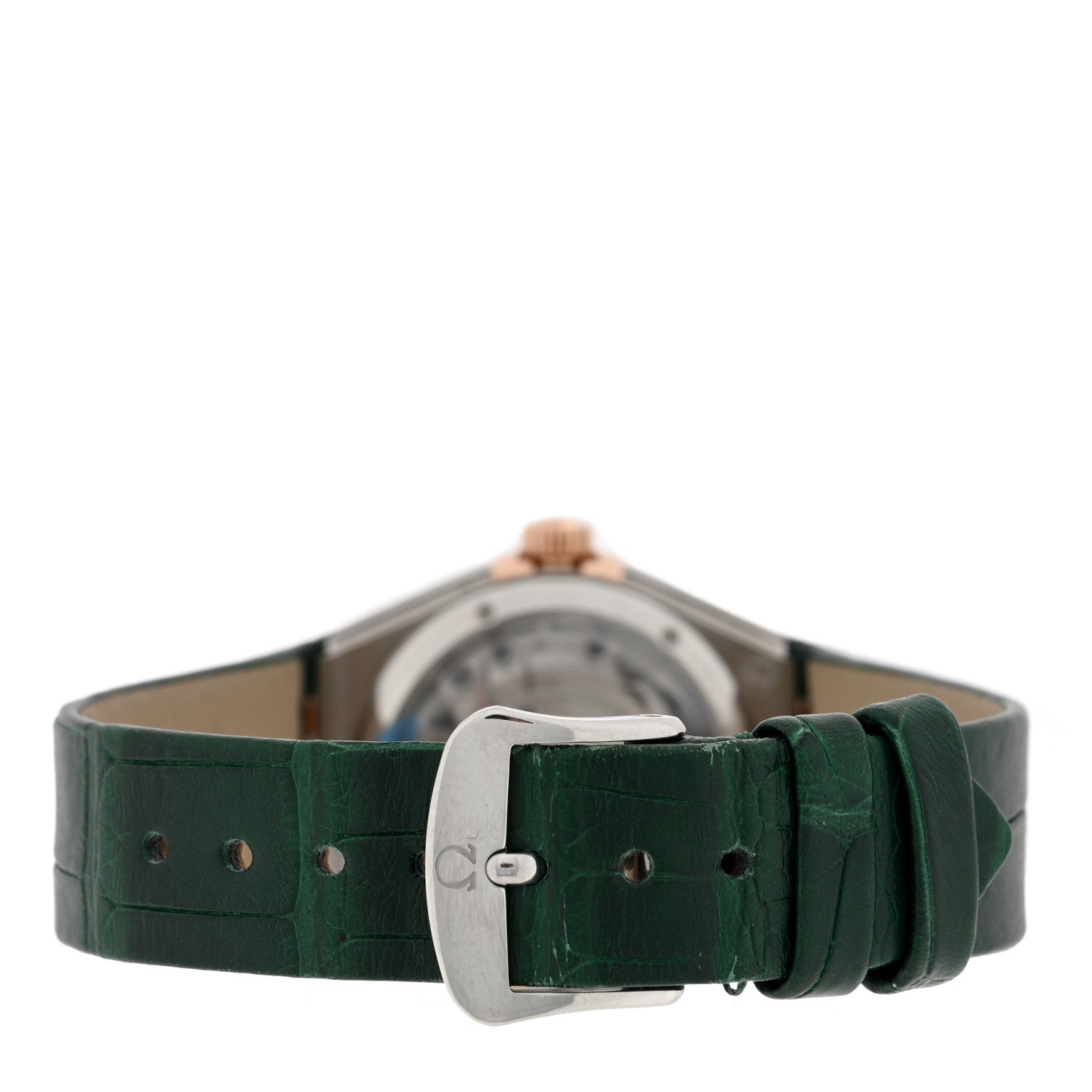 Omega 18K Sedna Gold Alligator Diamond Green Aventurin 29mm Constellation Automatic Watch 131.23.29.20.99.001 3 of 5