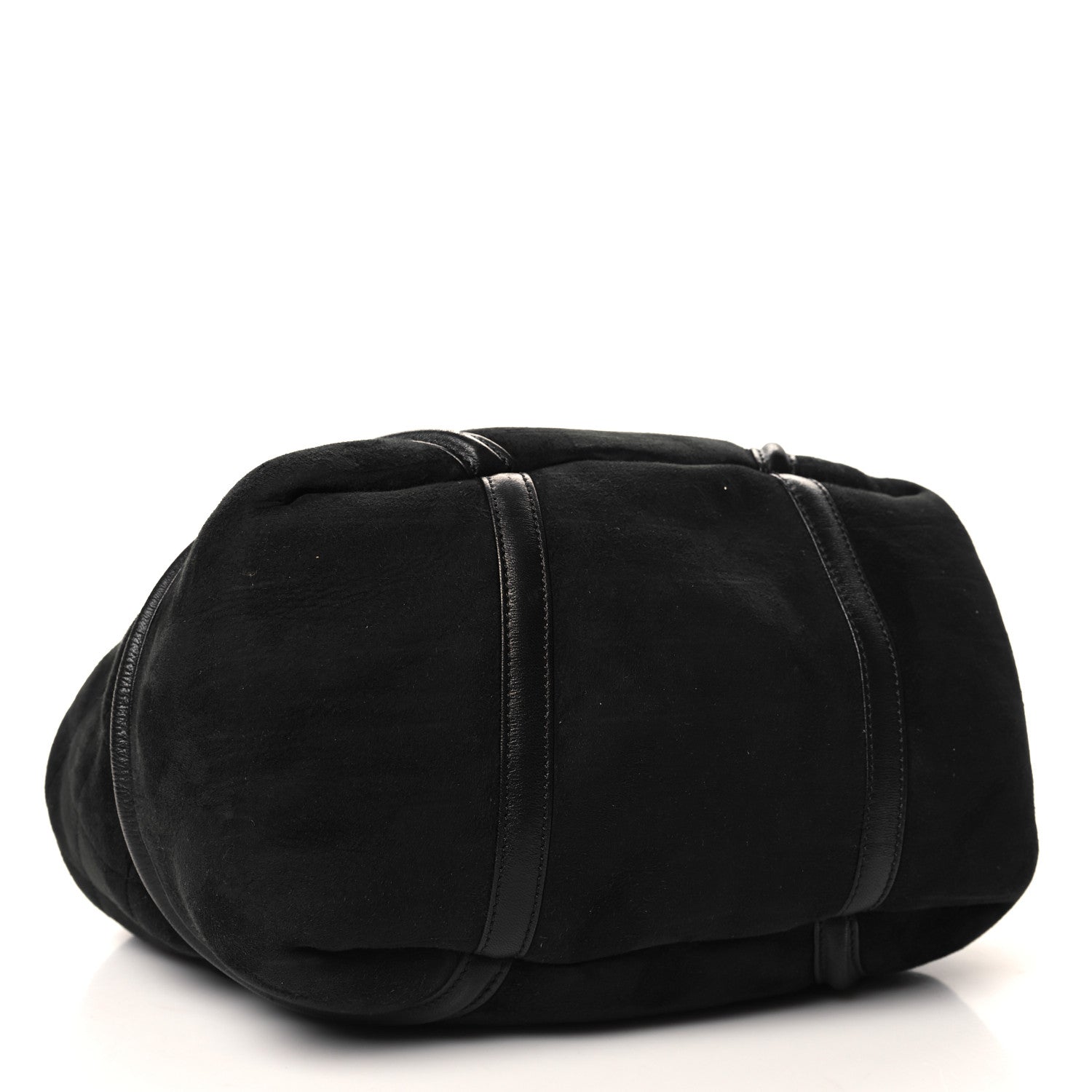 Chanel Suede Sparkling Winter Tote Black 4 of 10