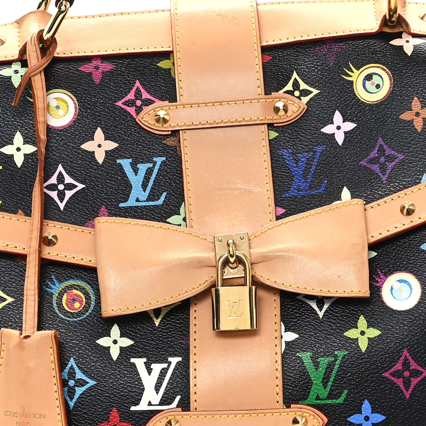 Monogram Multicolor Murakami Eye Love You Black