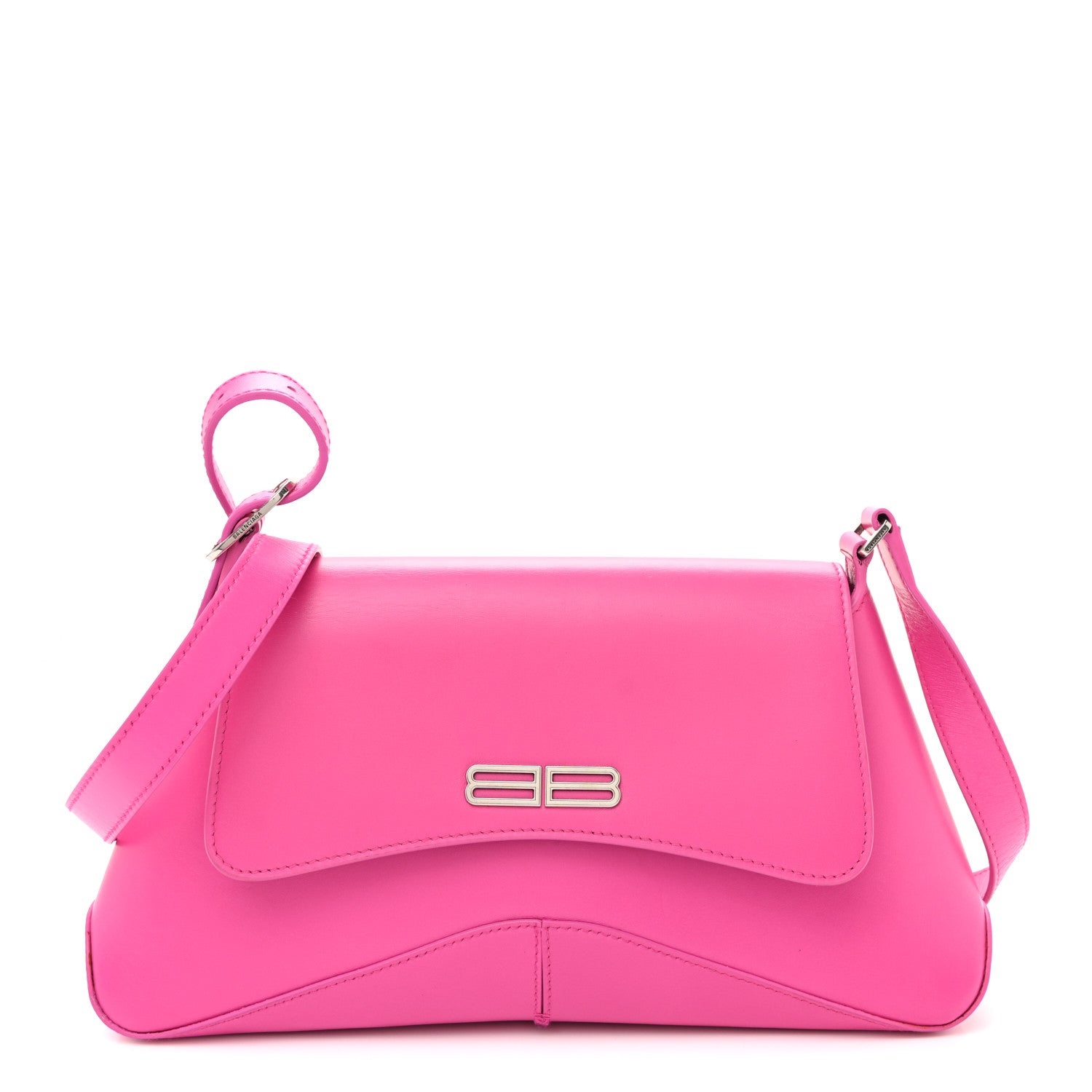 Balenciaga Box Calfskin Medium XX Flap Bag Lipstick Pink 1936660