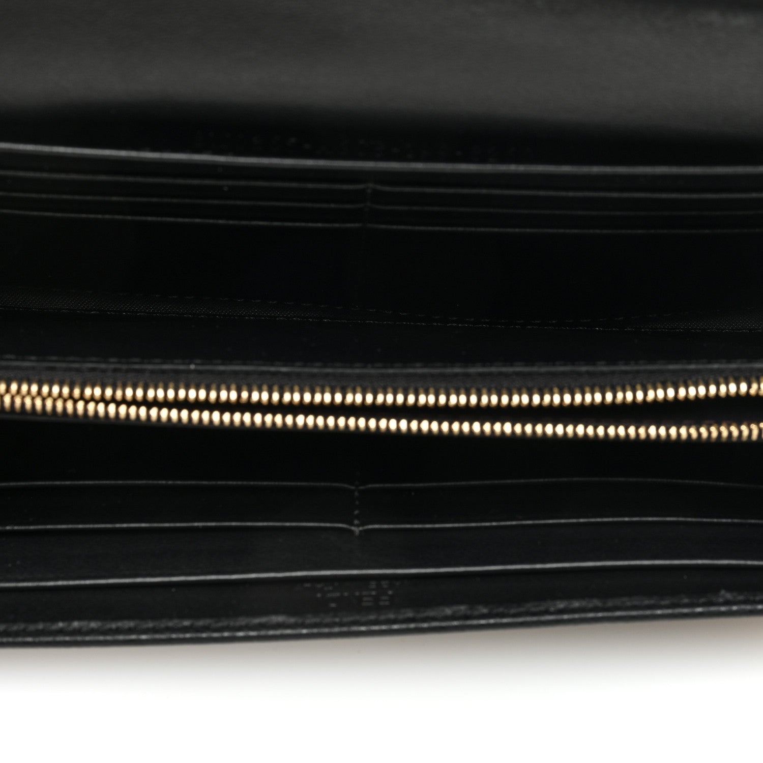 Fendi Vitello Cruise F is Fendi Bi-Color FF 1974 Embossed Continental Envelope Wallet On Chain Maya Black 9 of 10